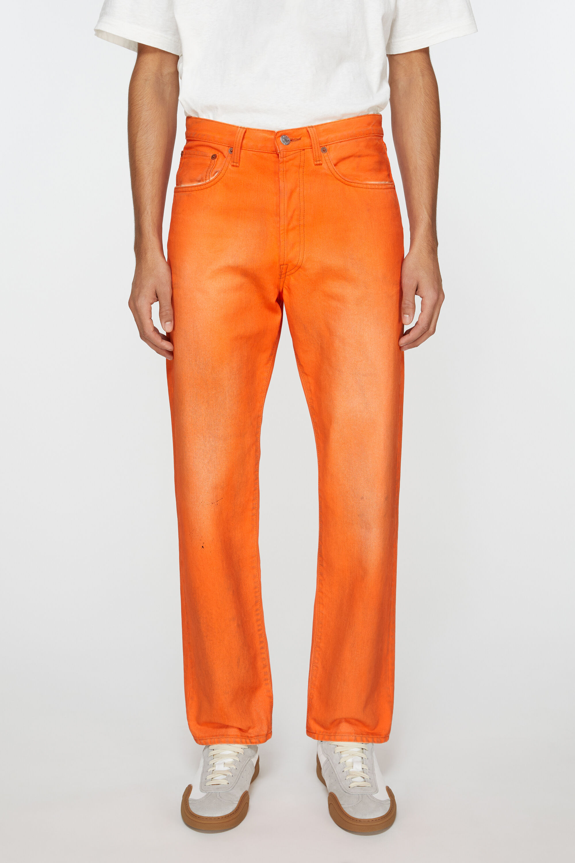 아크네 스튜디오 Acne Studios Relaxed fit jeans - 2003 - Neon orange