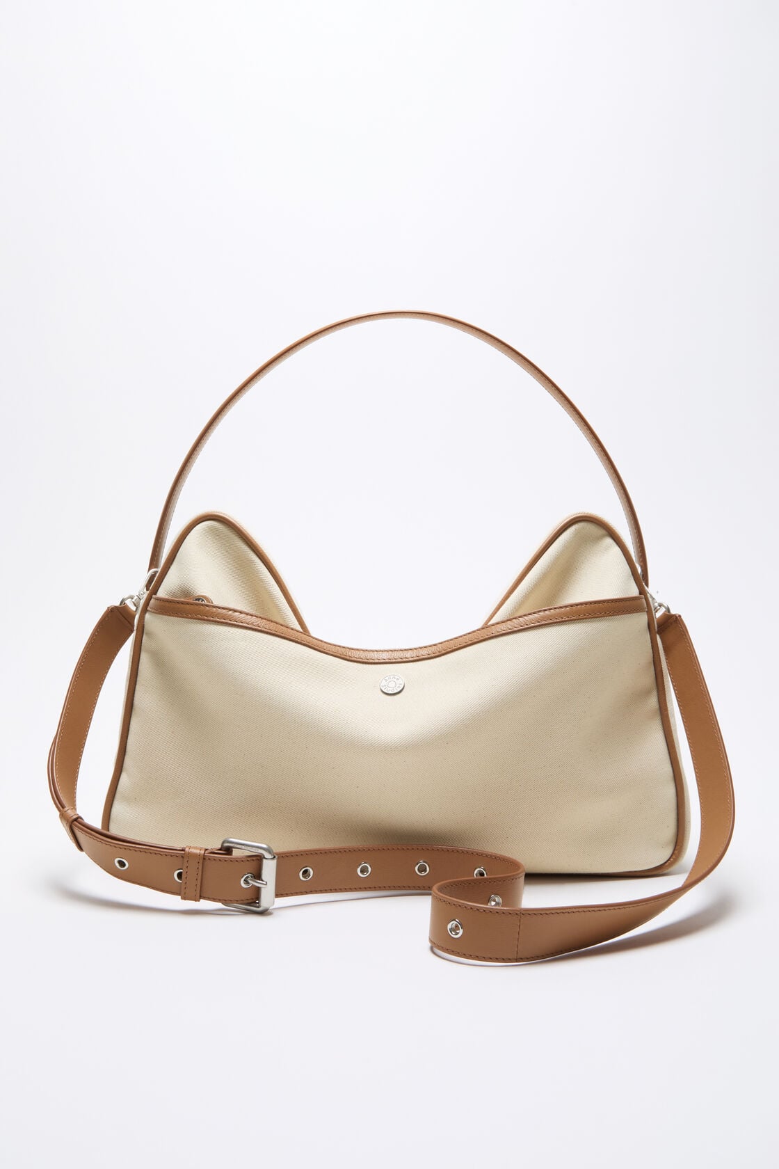 Camero Camera Canvas Bag, Cream beige/brown, 2000x