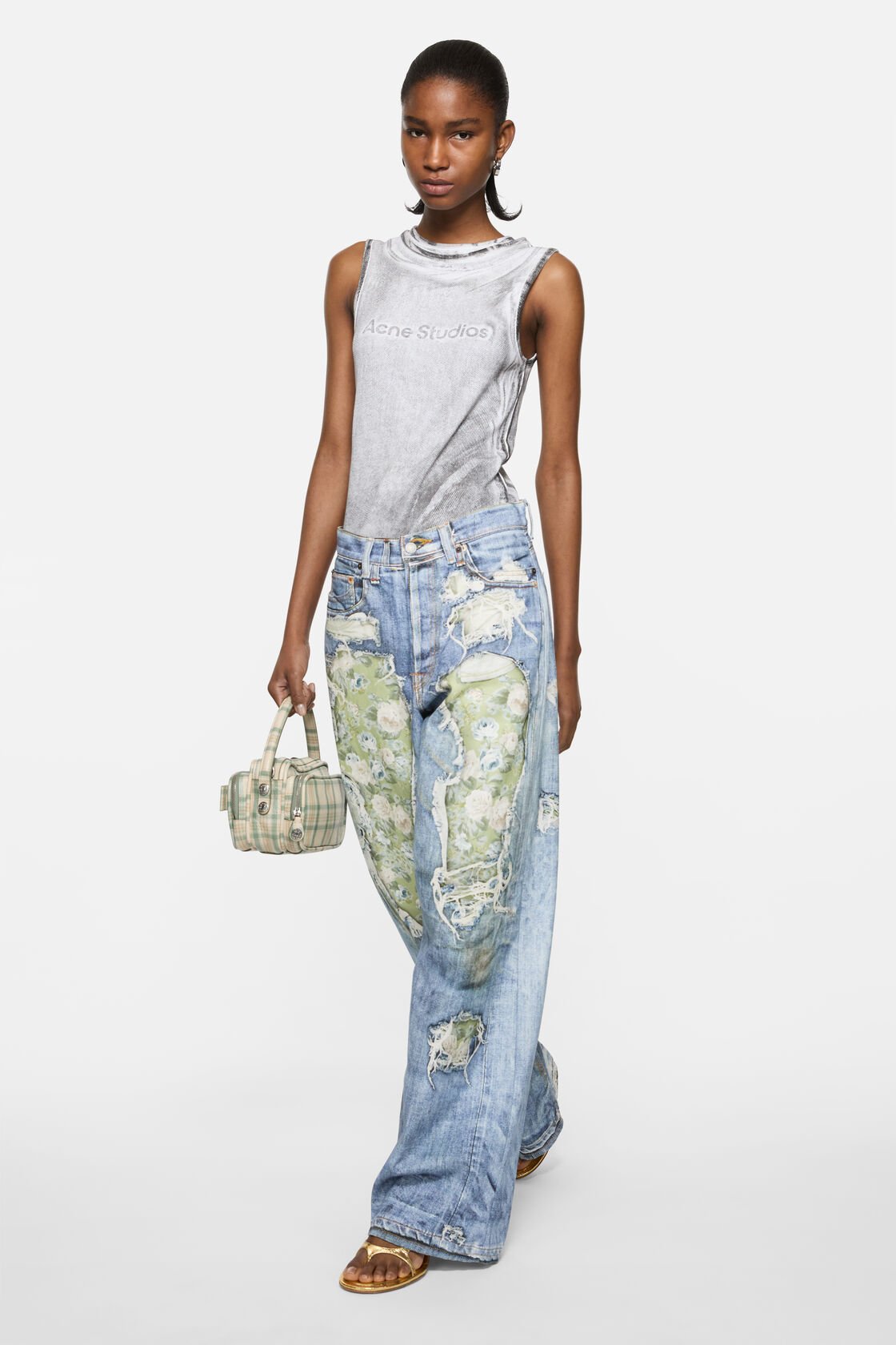 Trompe-l&rsquo;&oelig;il jeans - 1981, Blue/green, 2000x