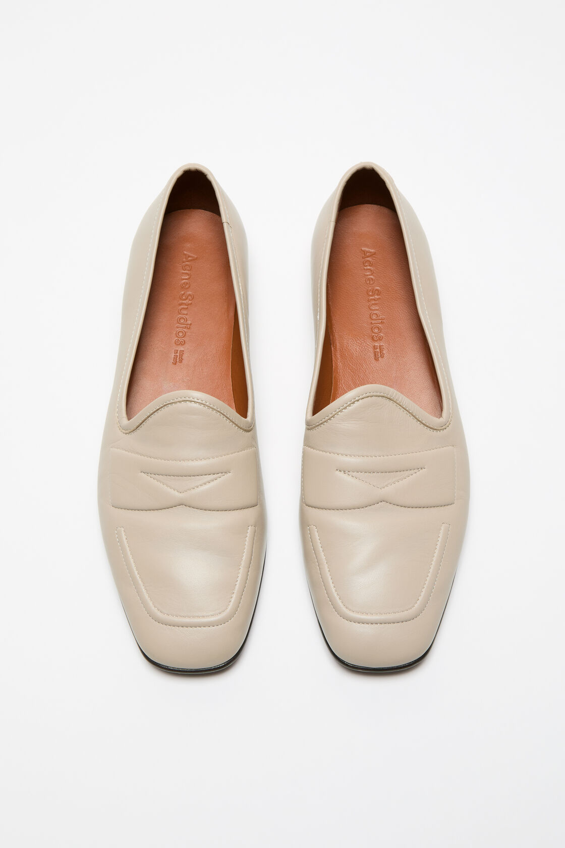 Leather loafers, Warm Grey, 2000x