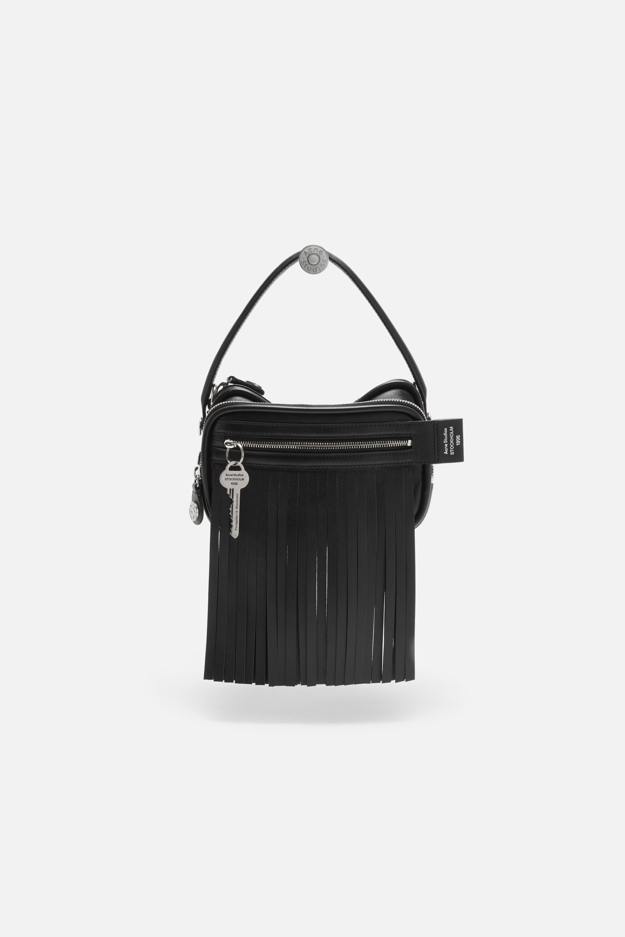 Acne Studios - Camero Kitフリンジクロスボディバッグ - ブラック