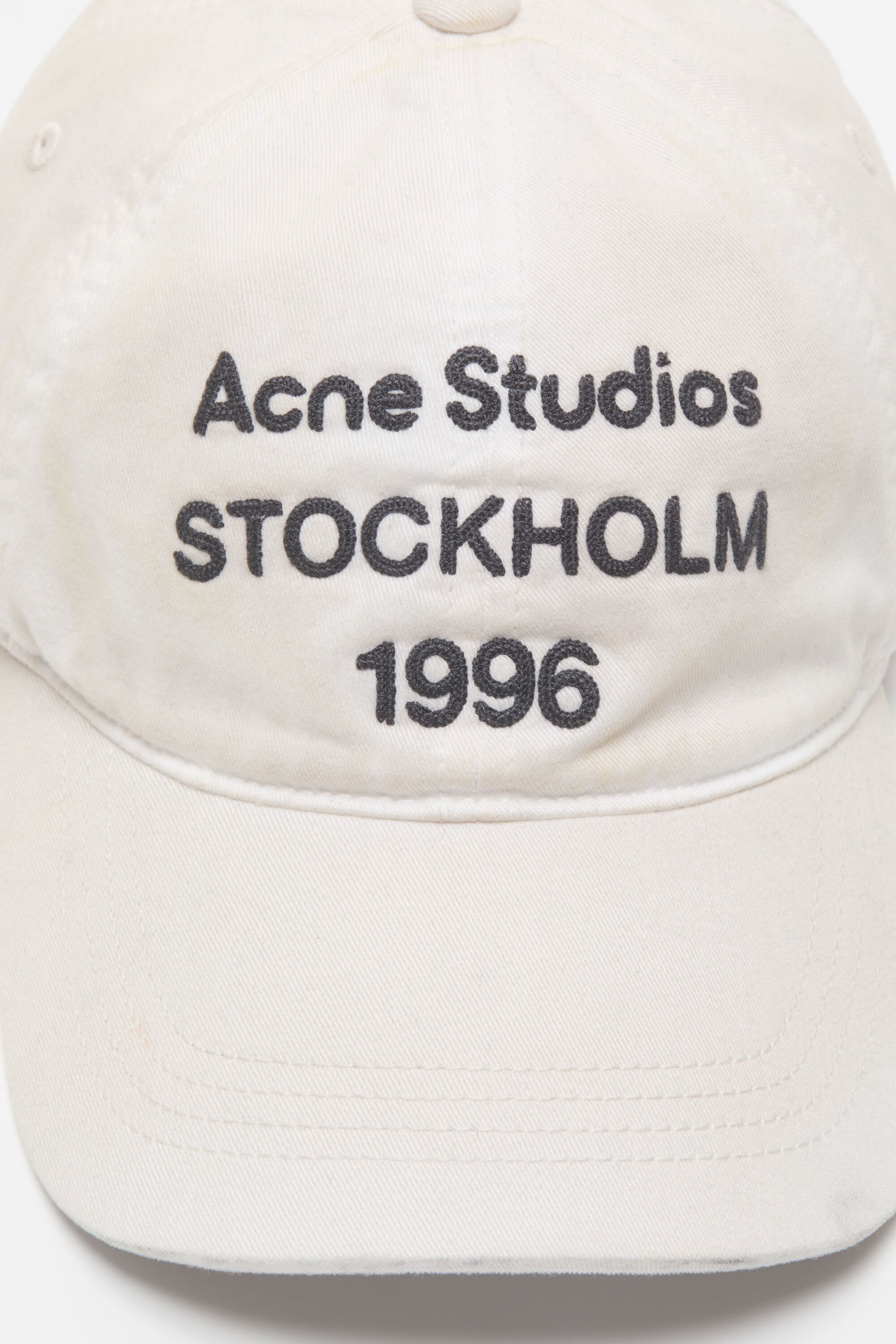Acne Studios - Logo cap - Dusty white