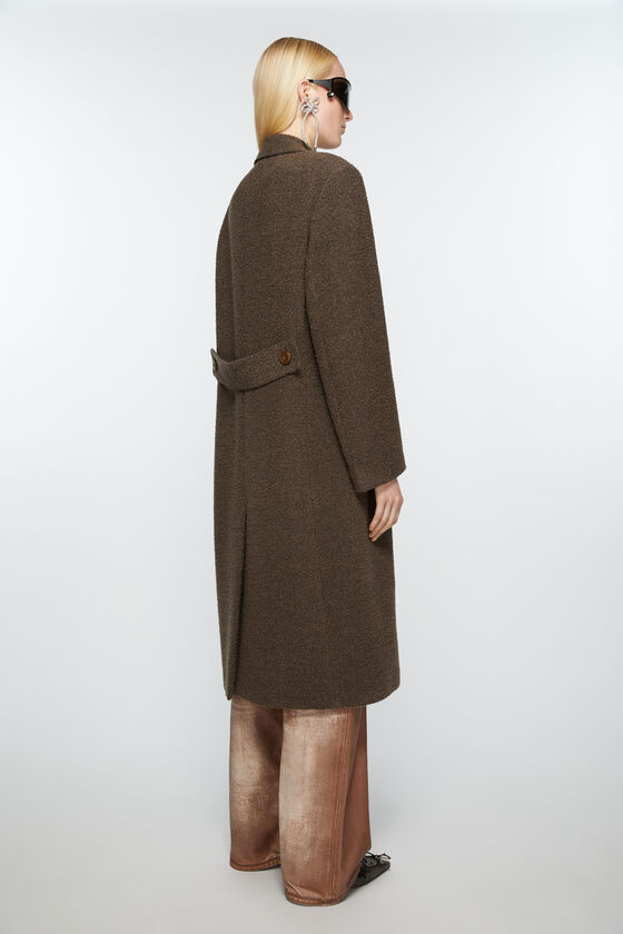 Acne Studios - ダブルブレスト ウールコート - トープグレー