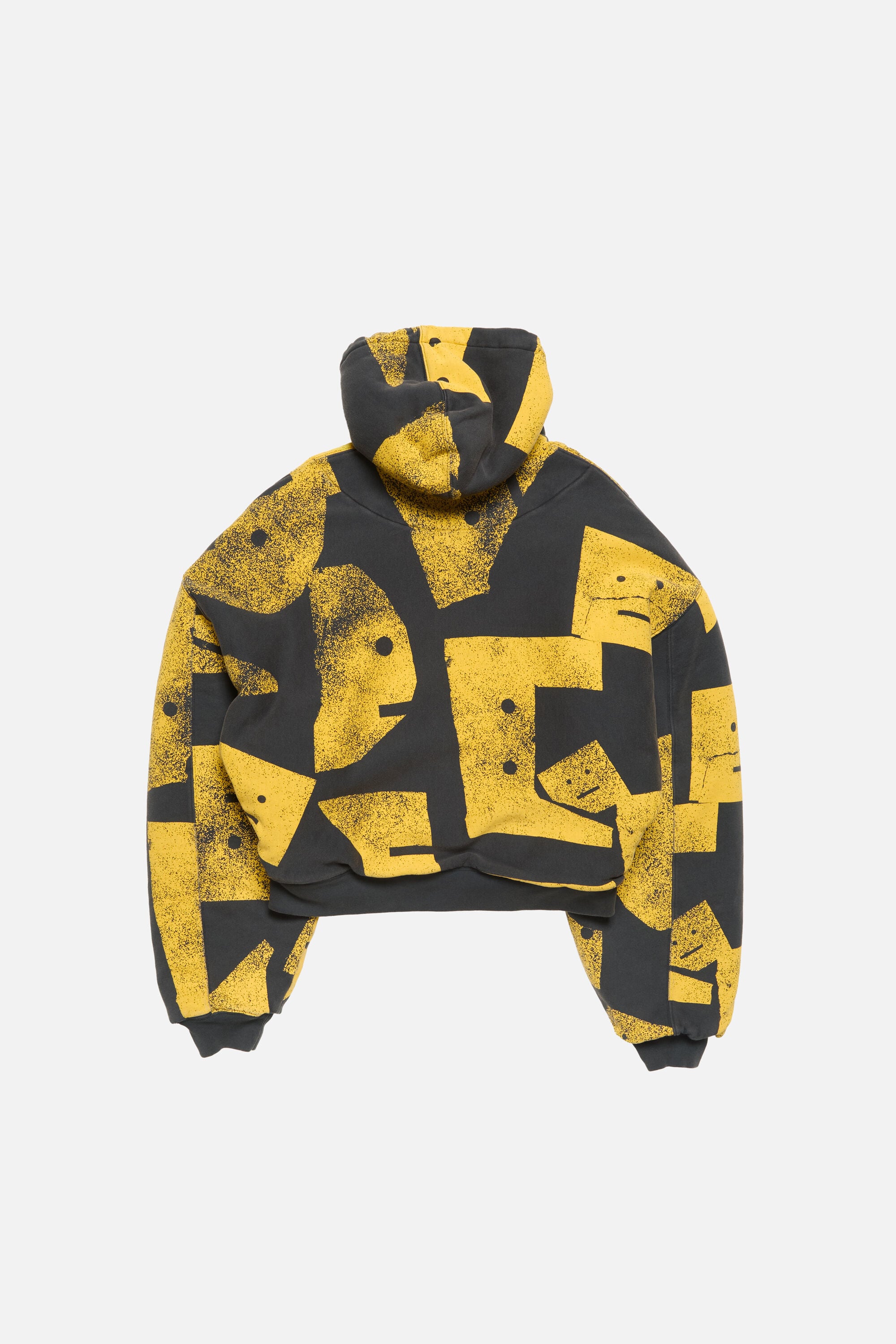 Acne Studios ミリタリーブラックフード付き Acne Studios - フード付きジップアップスウェットシャツ - フェイ