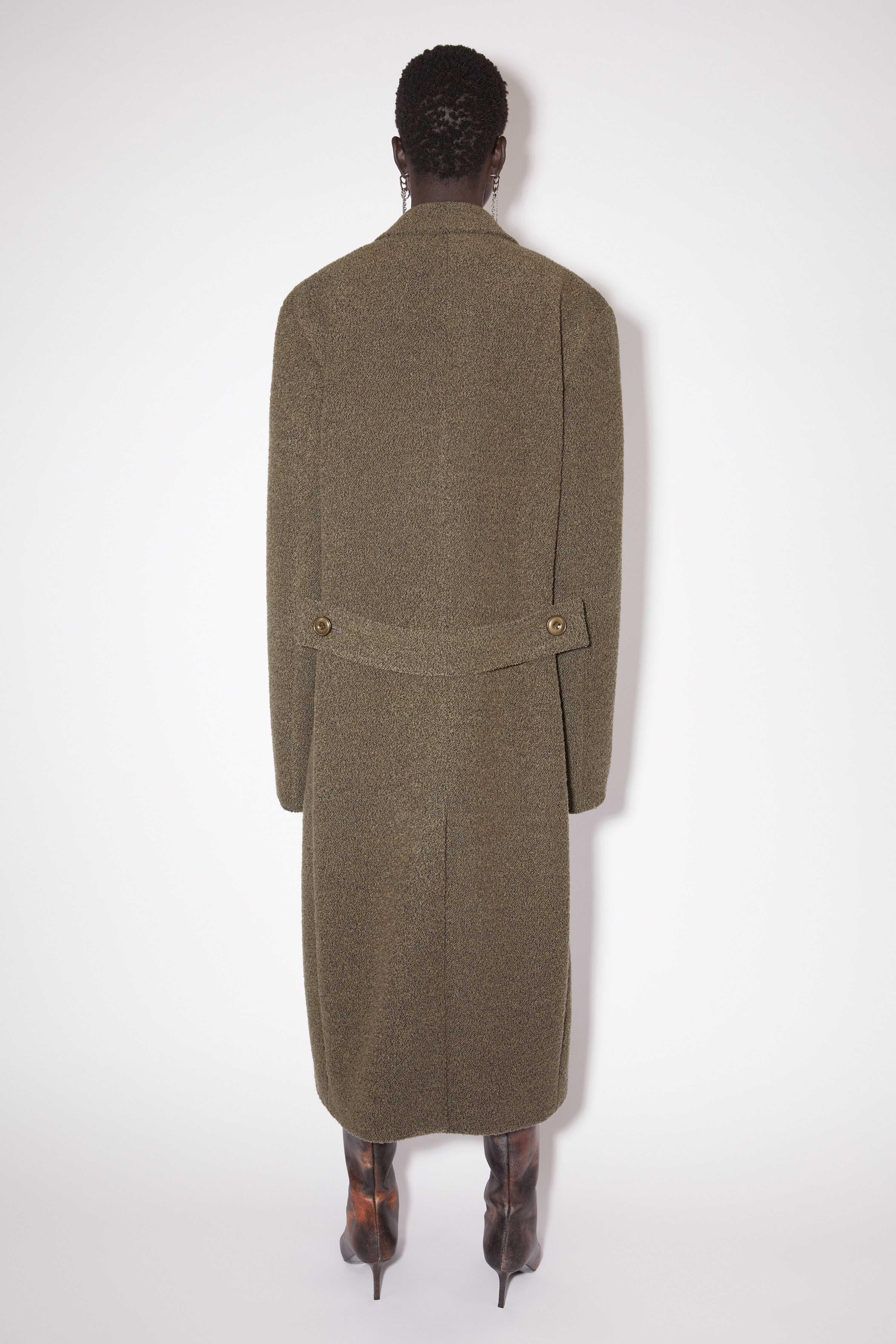 아크네 스튜디오 Acne Studios Double-breasted wool coat - Taupe grey