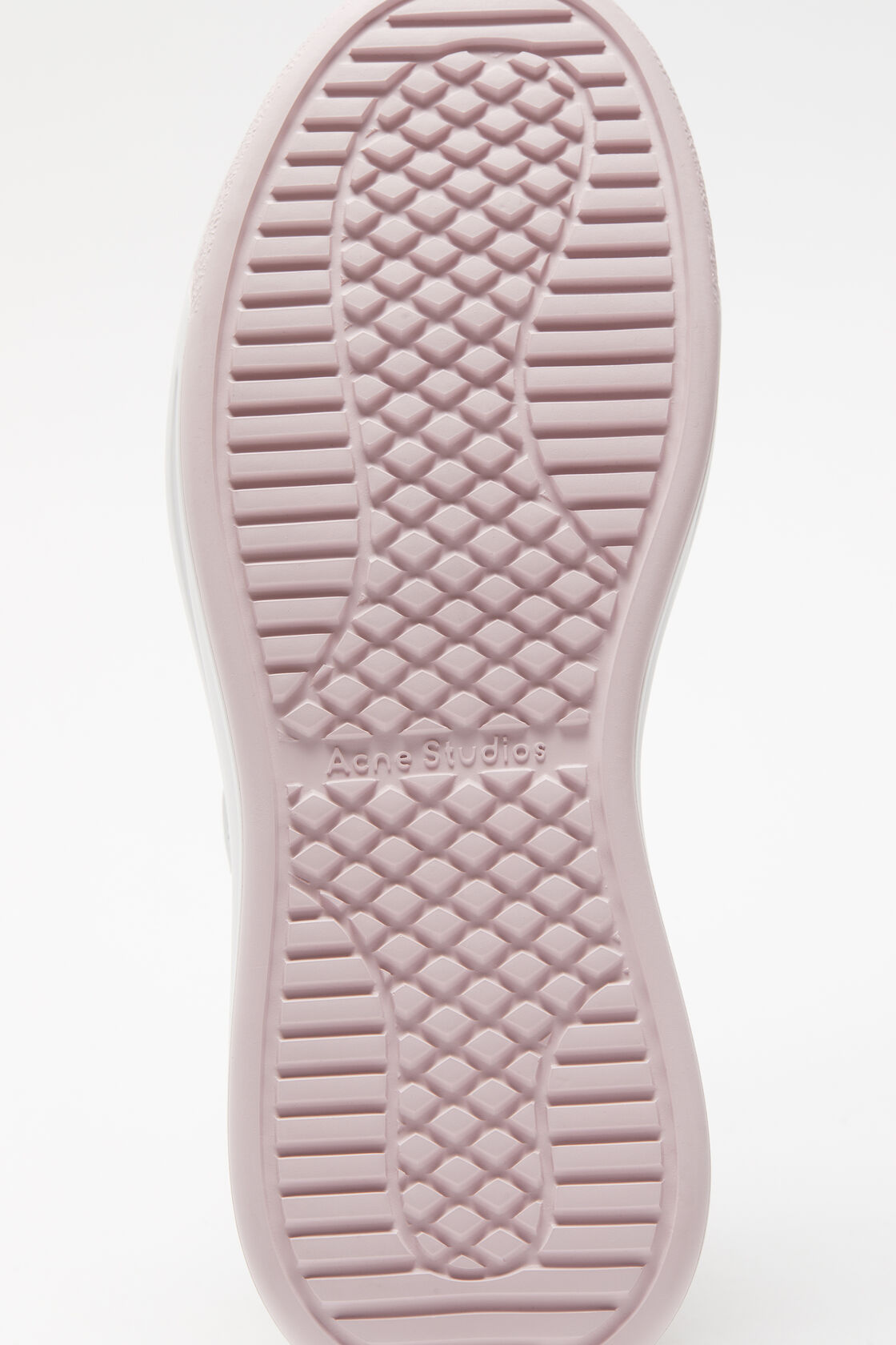 Sneakers con plateau con cinturino in velcro, Bianco ottico/rosa, 2000x