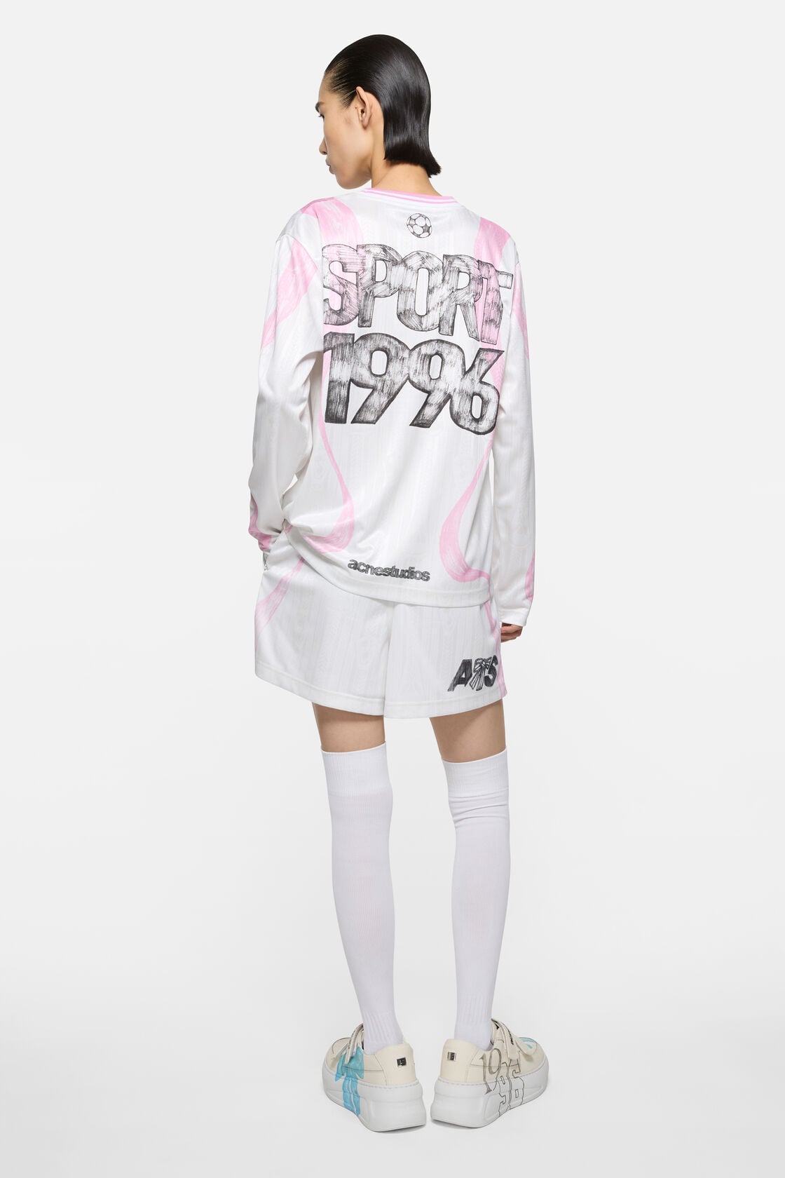 Sports jersey graphic t-shirt, White, 2000x