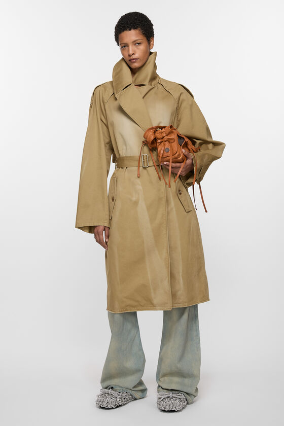 Acne Studios - Belted coat - Mushroom beige