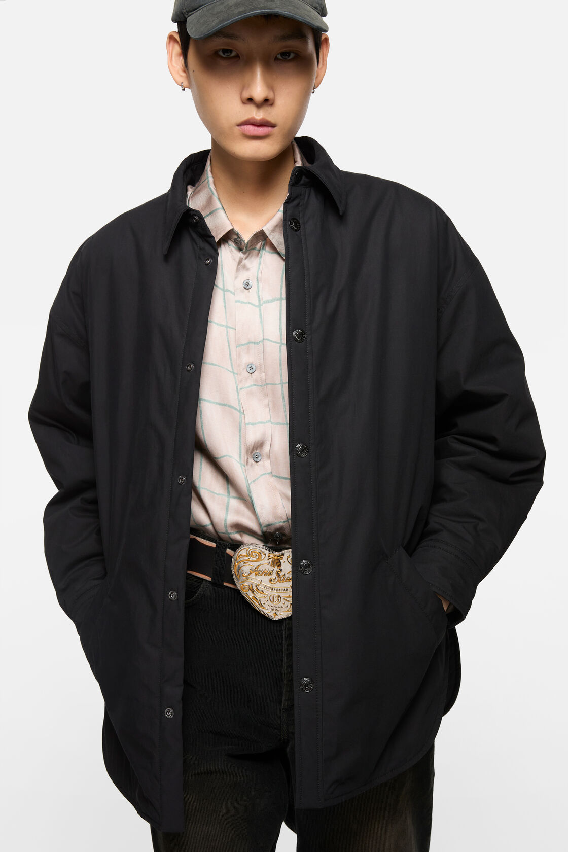 Button-up jacket, Black, 2000x
