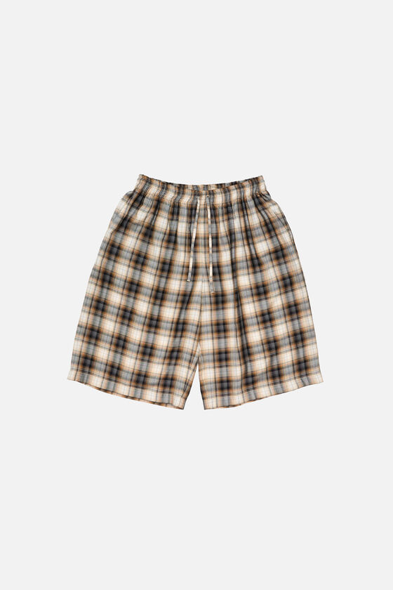 Check shorts, Beige/black, 2000x