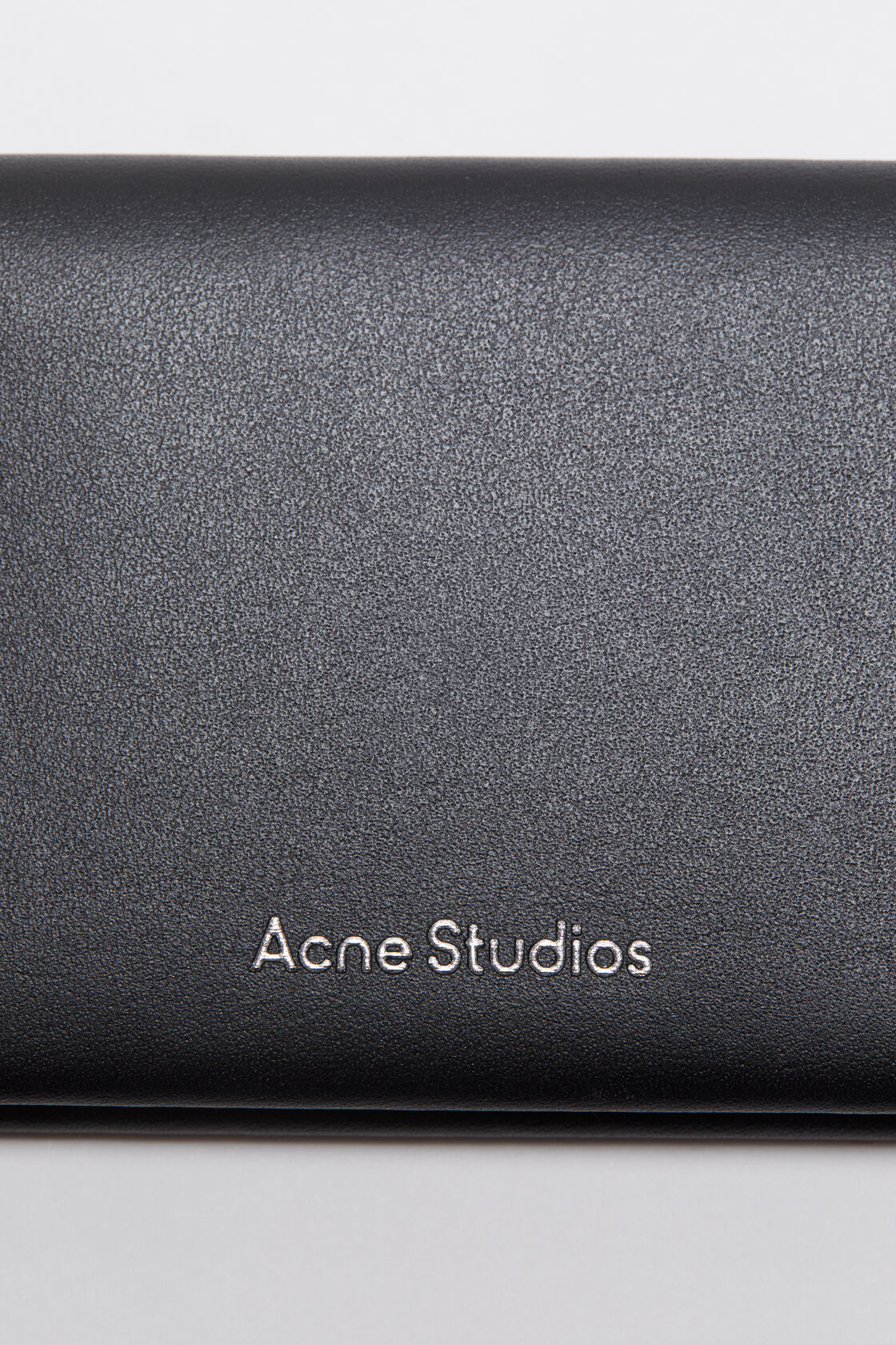 Folded leather wallet, Black, 2000x
