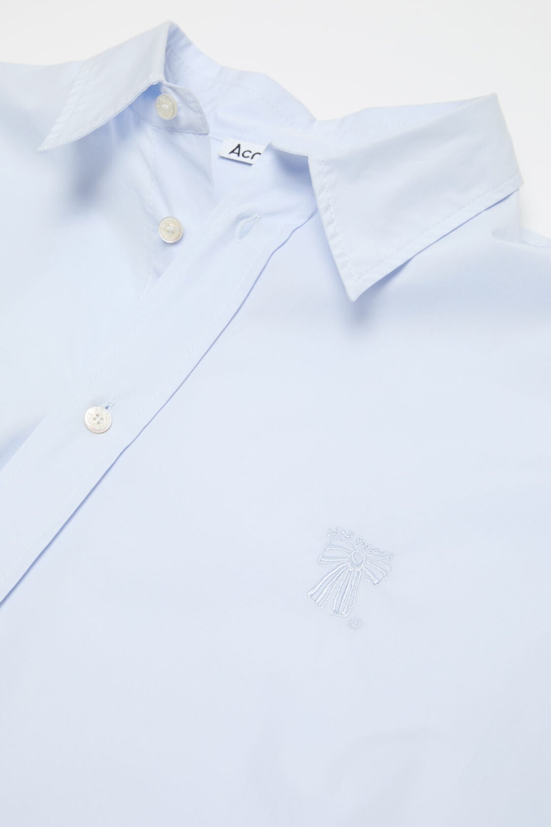 Button-up shirt with logo, Ice blue, 2000x