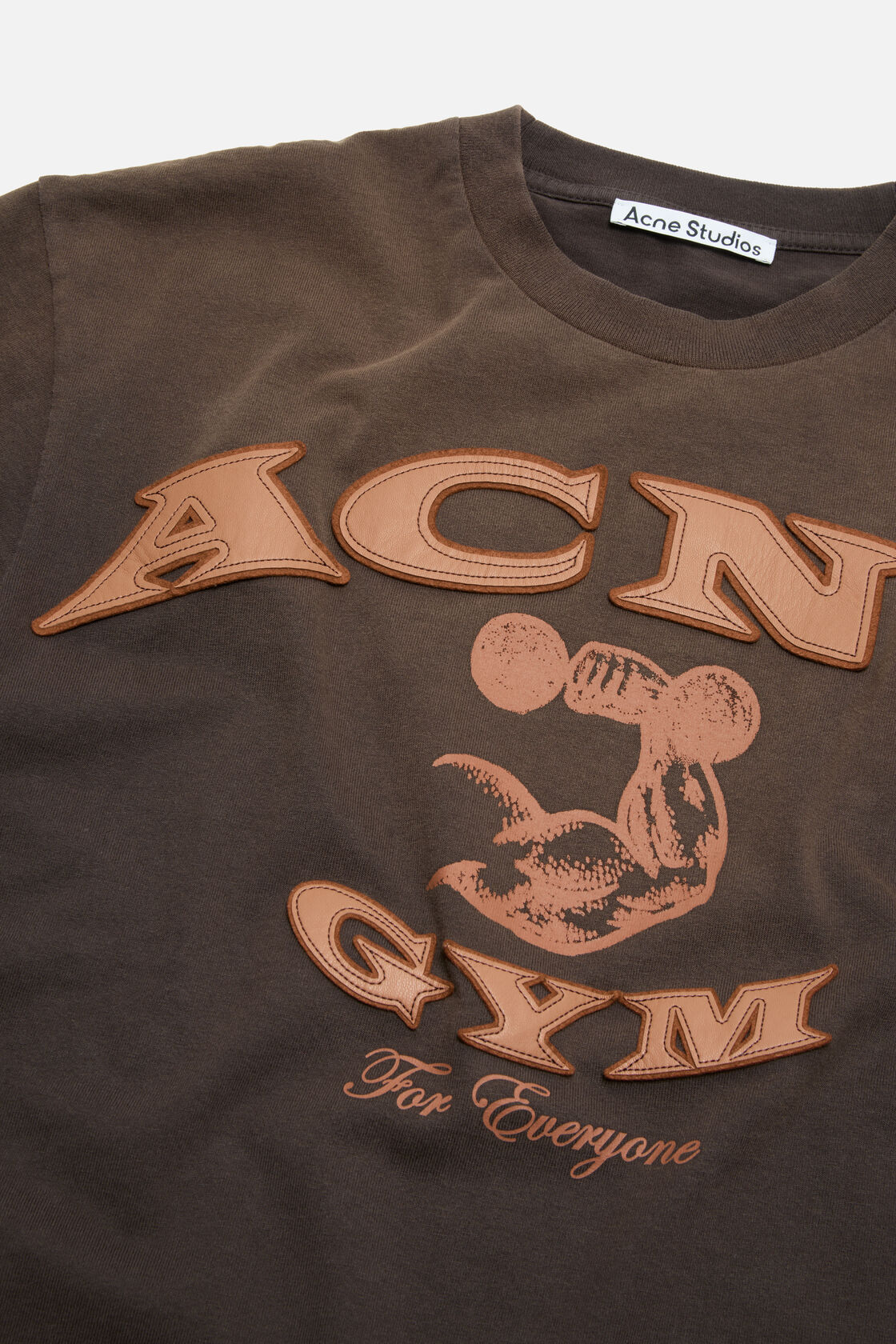 Logo t-shirt, Dark brown, 2000x