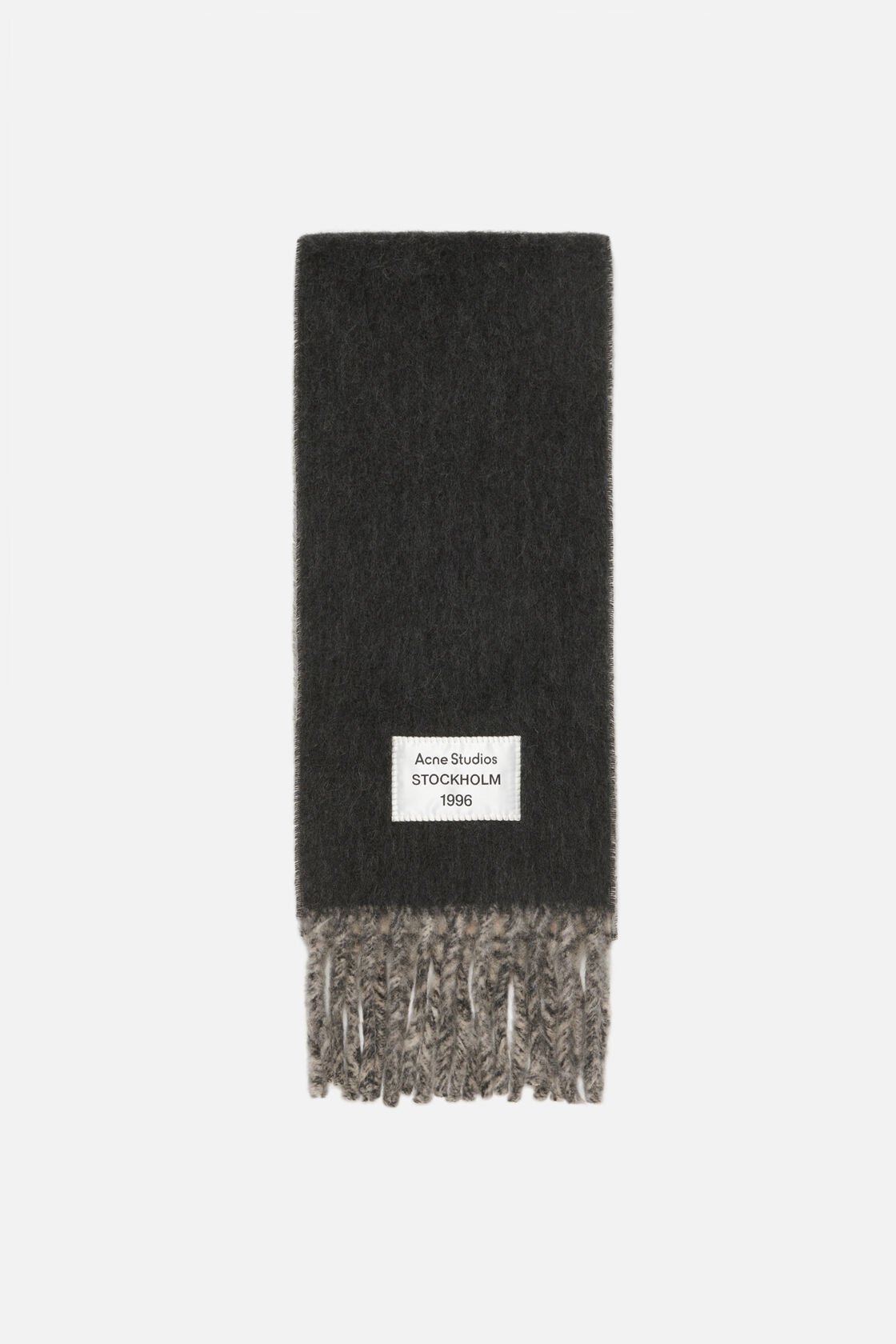 Bicolour Alpaca Scarf, Beige/grey, 2000x