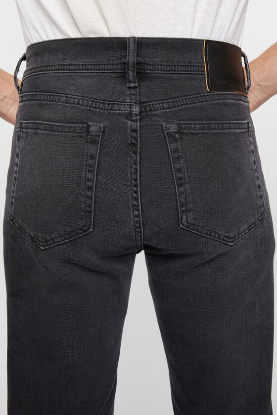 Acne Studios - Jeans mit enger Passform – North - Used Black CYBERPUNK solid denim y2k diesel acne