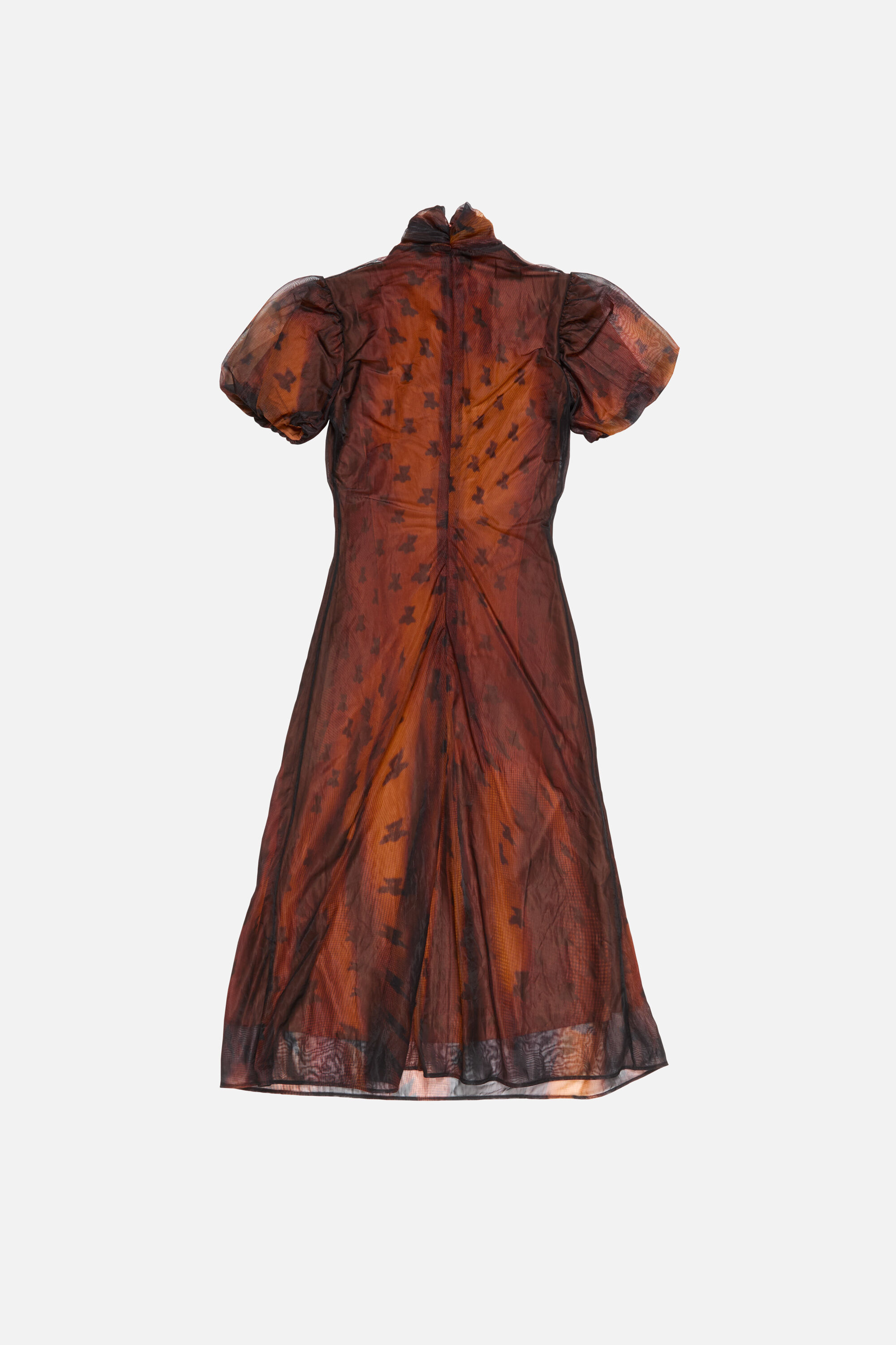 Acne Studios - リボンドレス - ラストブラウン