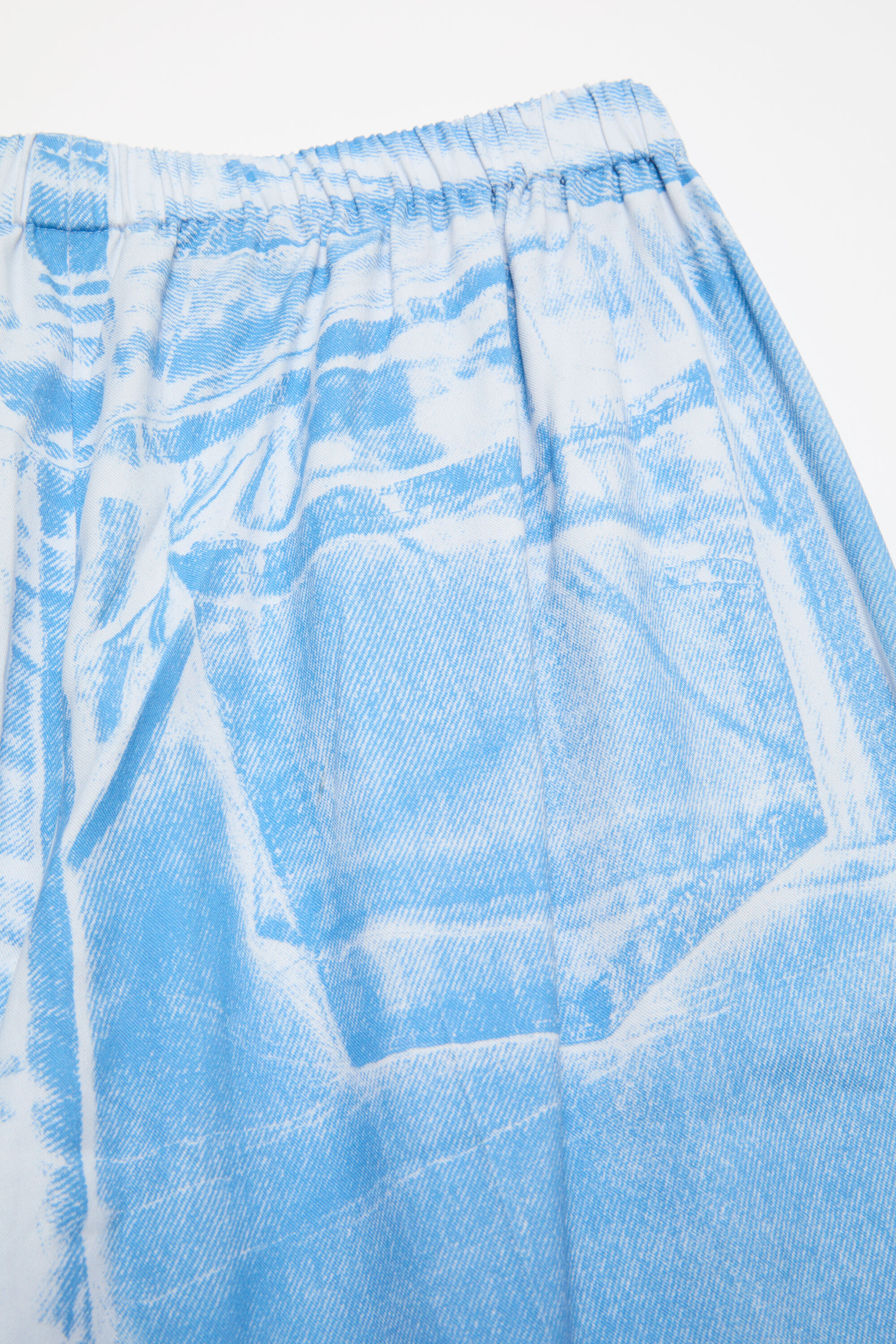 Acne Studios - Casual printed trousers - Light blue