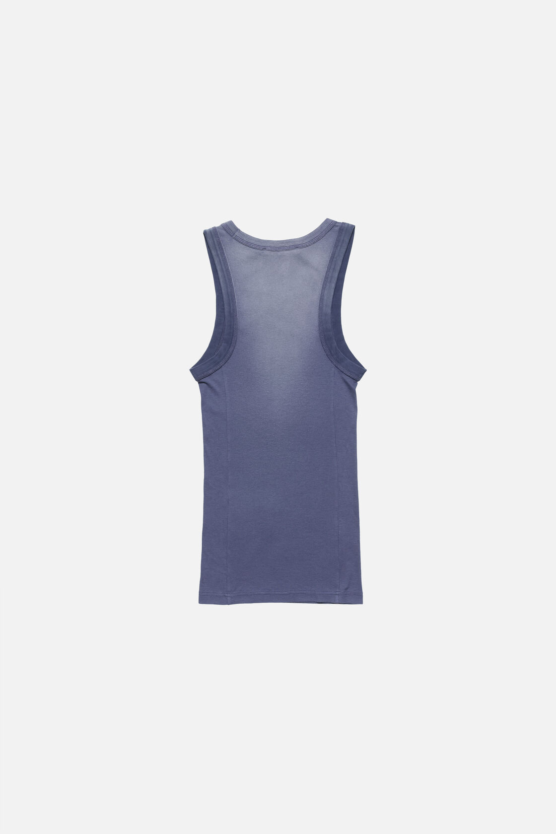 Sprayed logo tank top, Navy, 2000x