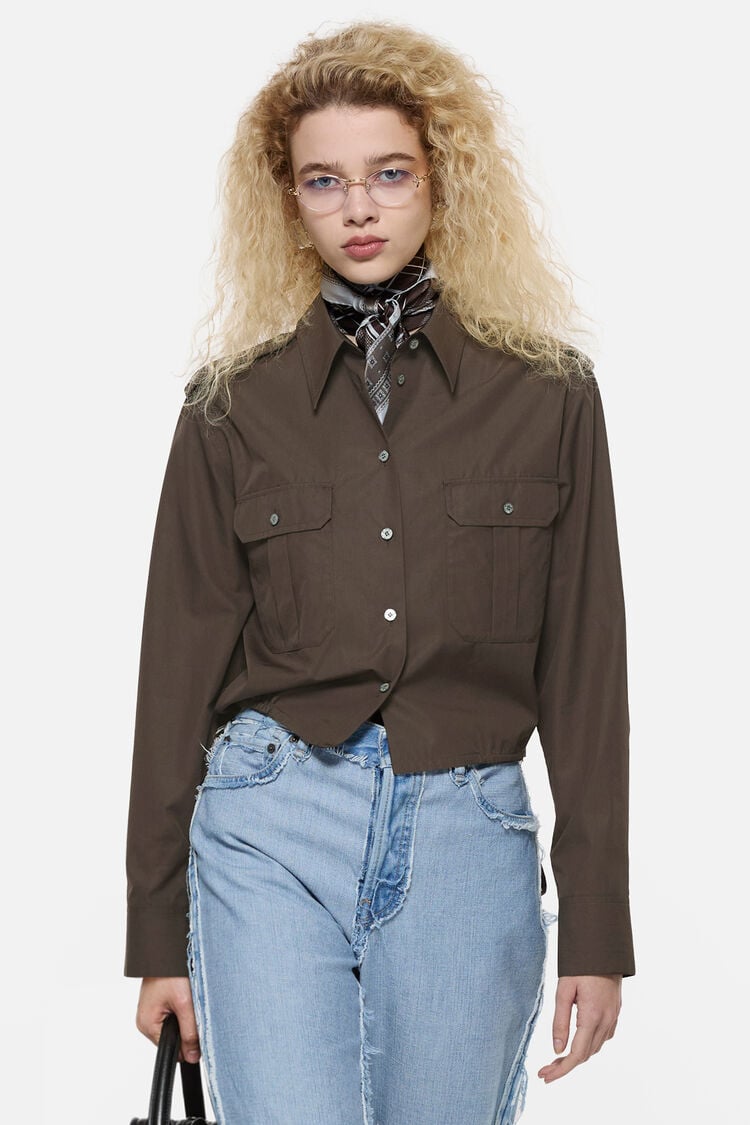 RW-WN-SHIR000008, Cacao brown