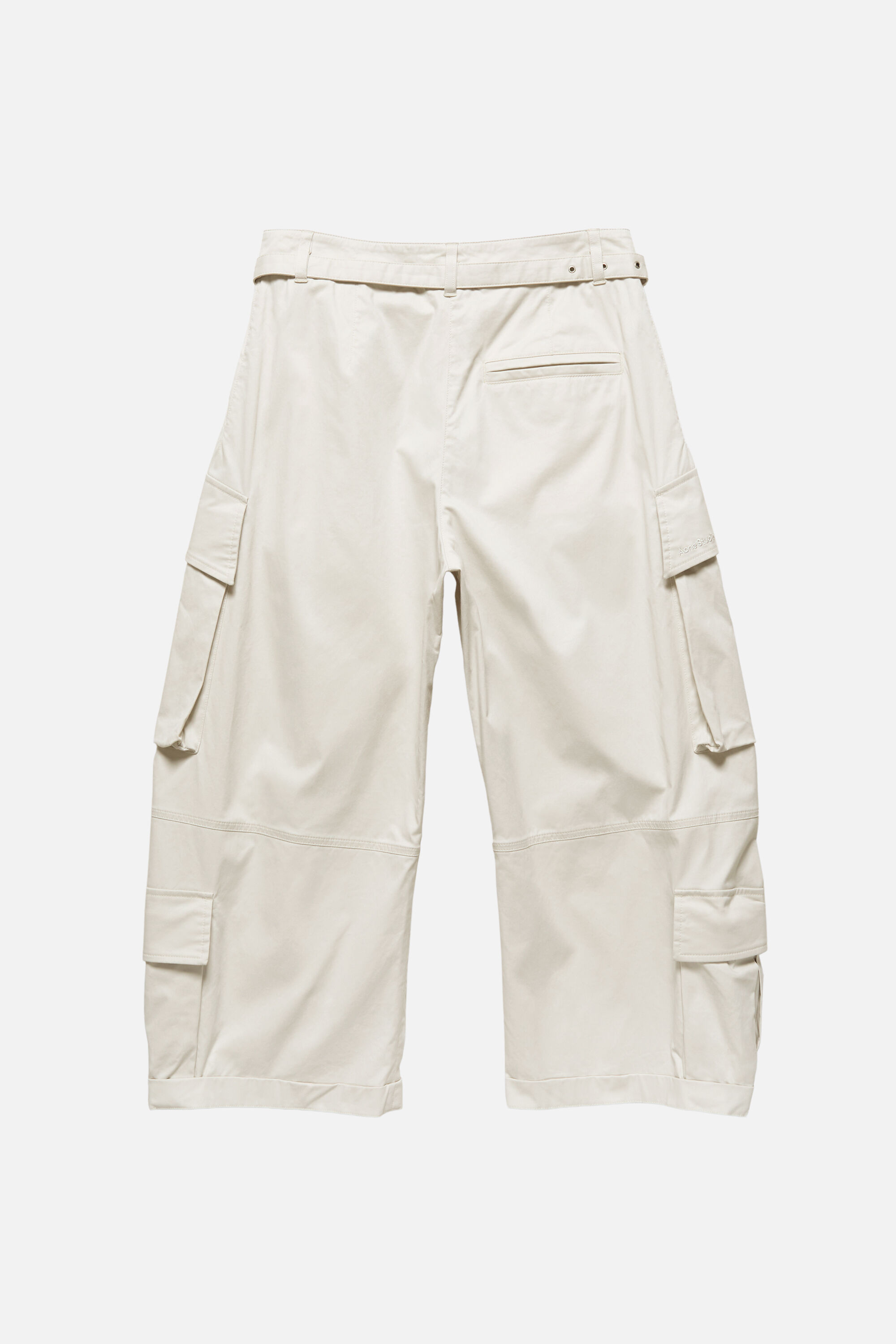 Acne Studios - Cargo trousers with belt - Light grey