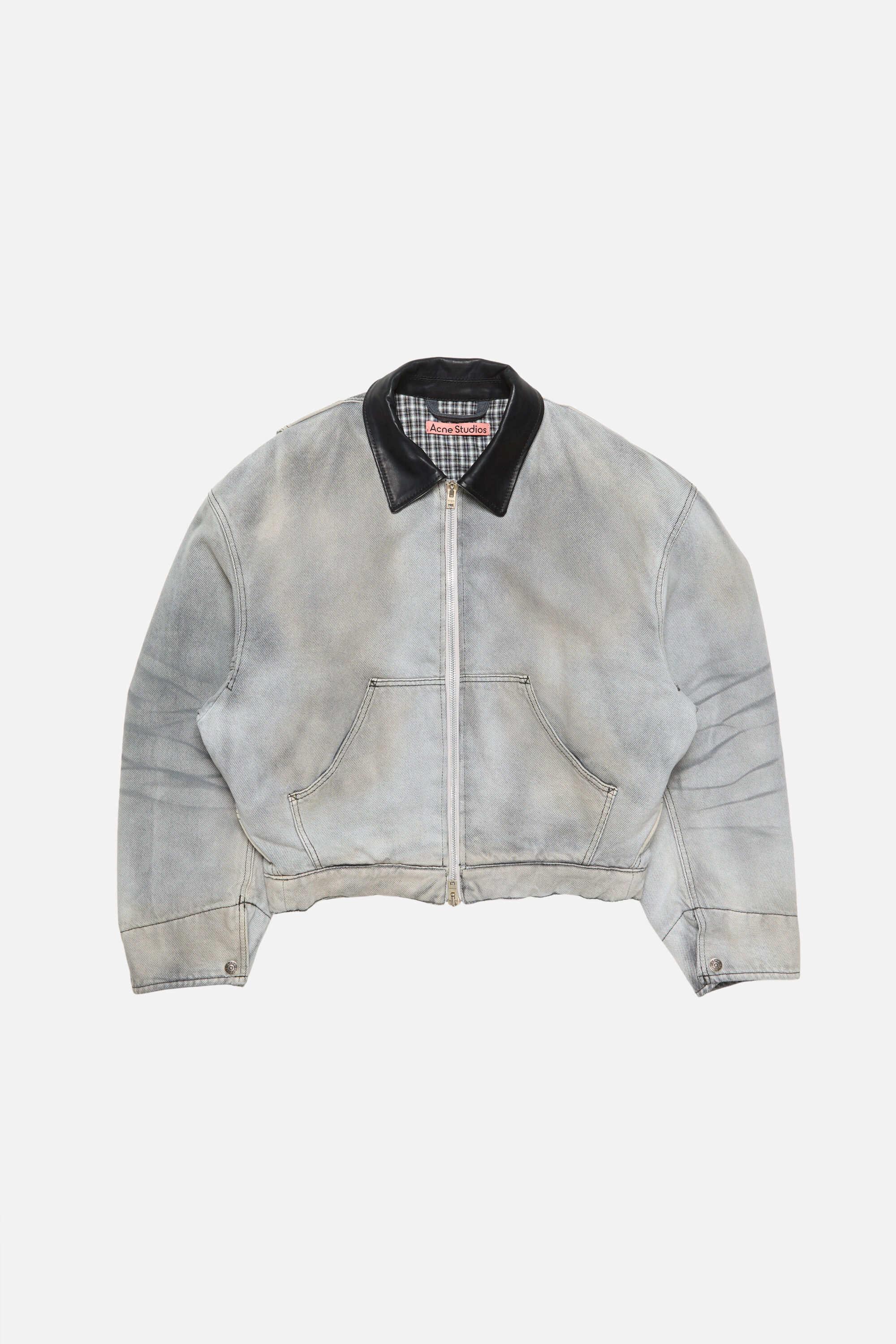 ジャケット・アウター FADED DENIM JACKET Acne Studios - Faded denim jacket - White/black