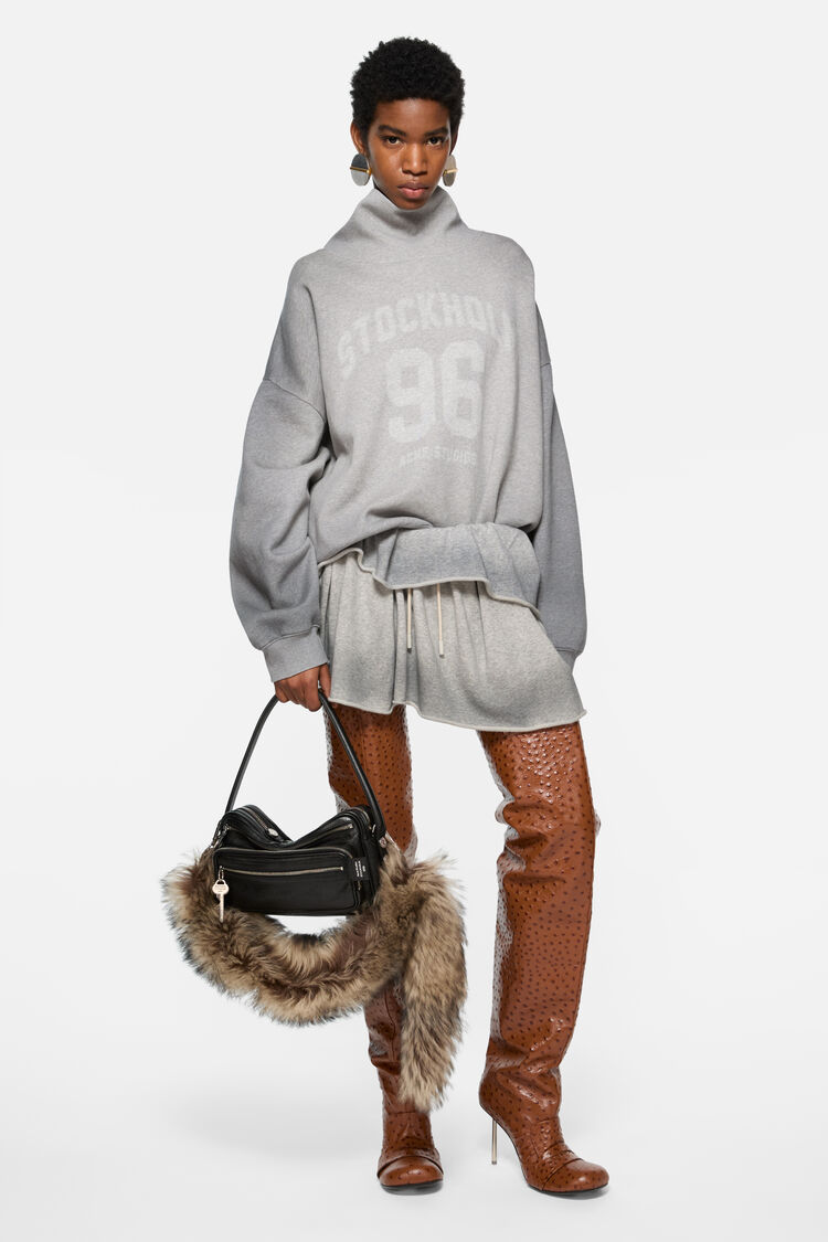 FN-WN-SKIR000850, 그레이 멜란지