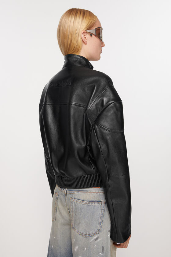 Acne Studios - Leather jacket - Black