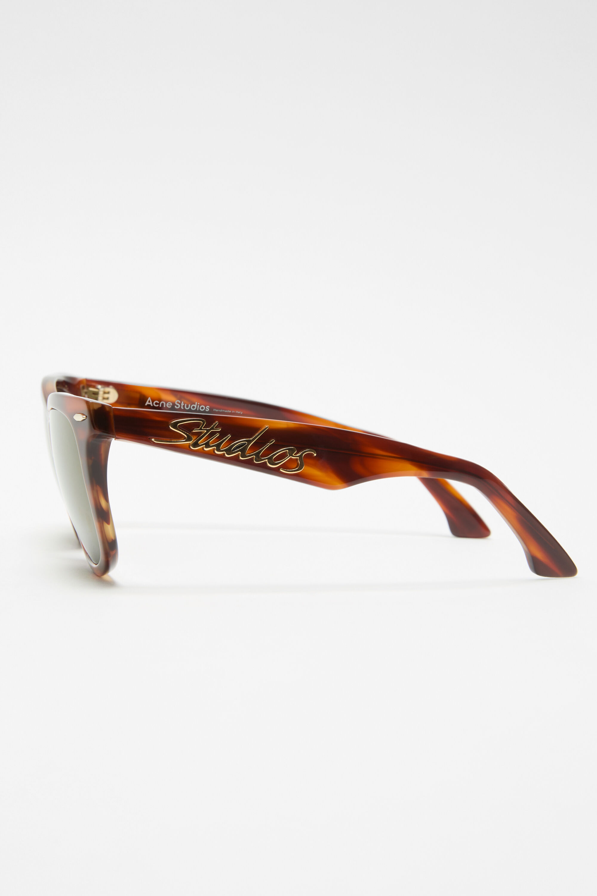 Acne Studios - Square-frame sunglasses - Brown/gold