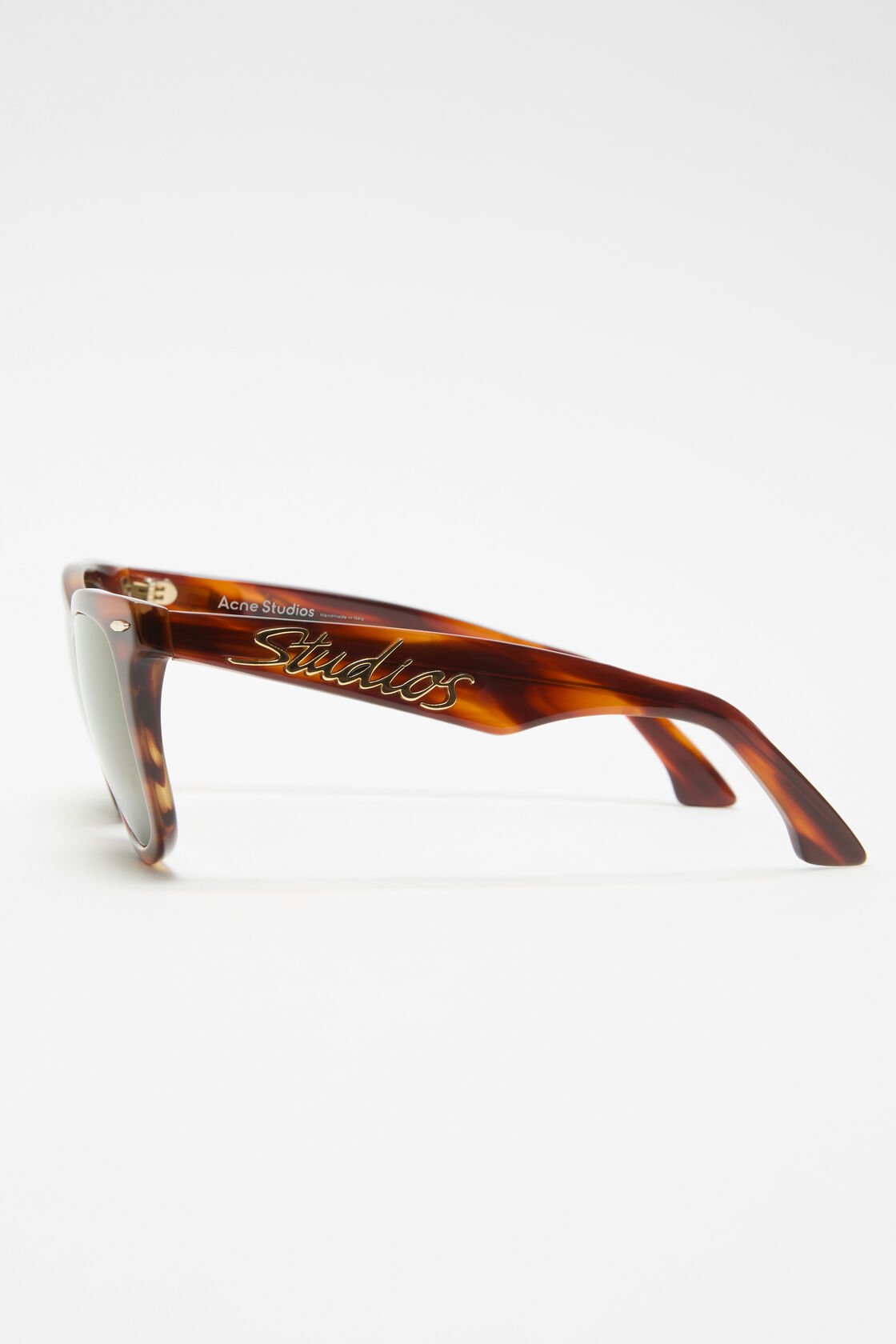 Square-frame sunglasses, Brown/gold, 2000x