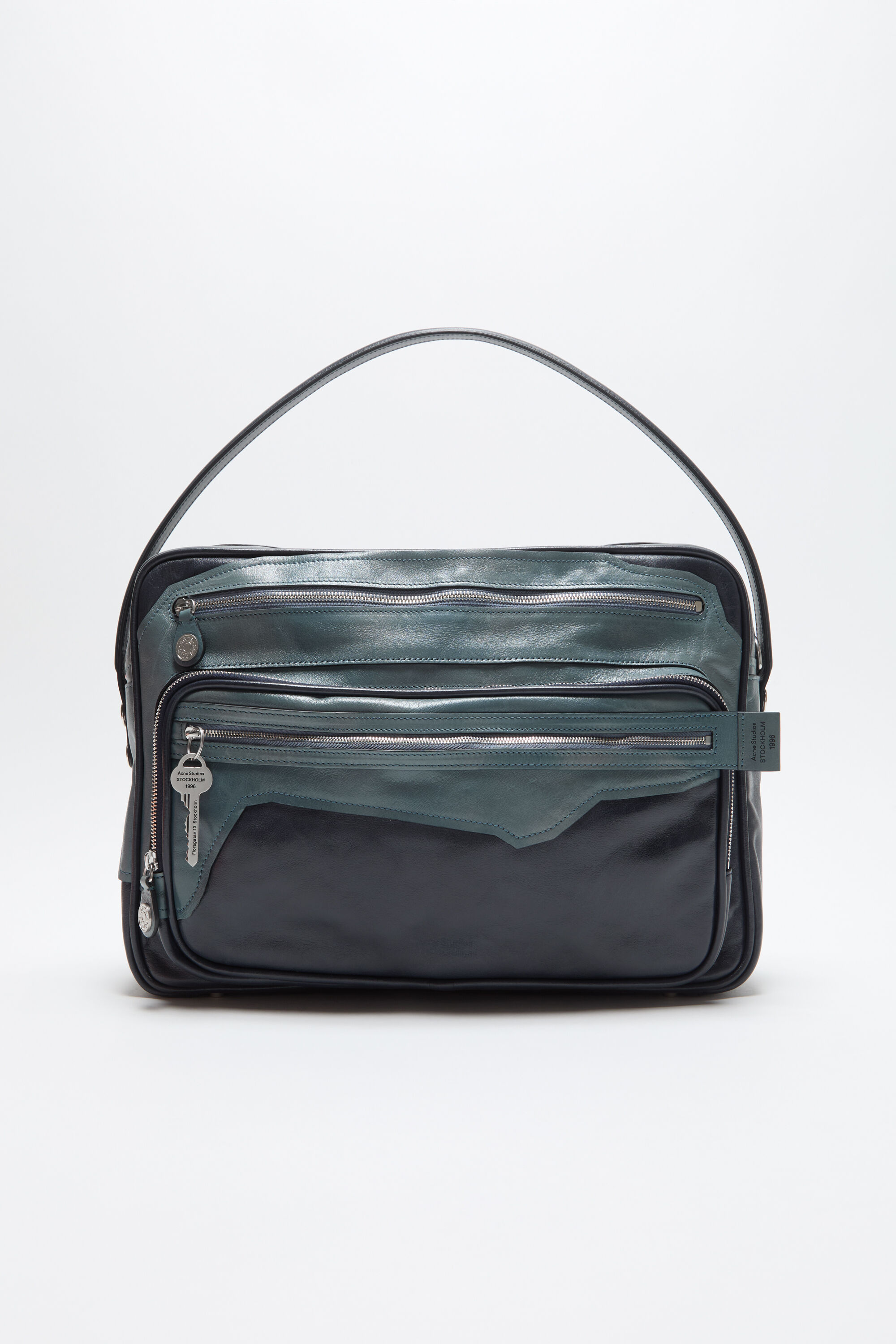 Acne Studios - Patchwork Camero Camera Bag - Dark blue/bright blue