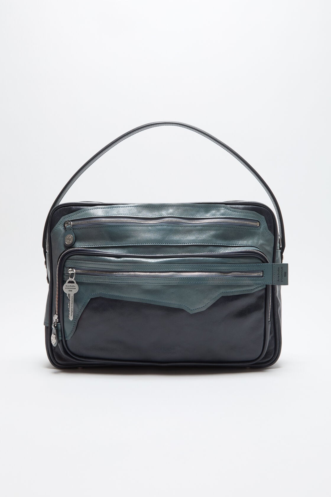 Patchwork Camero Camera Bag, Dark blue/bright blue, 2000x