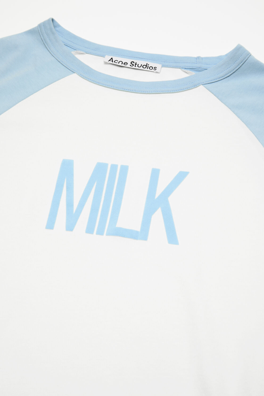 Milk graphic t-shirt, Pale blue/white, 2000x