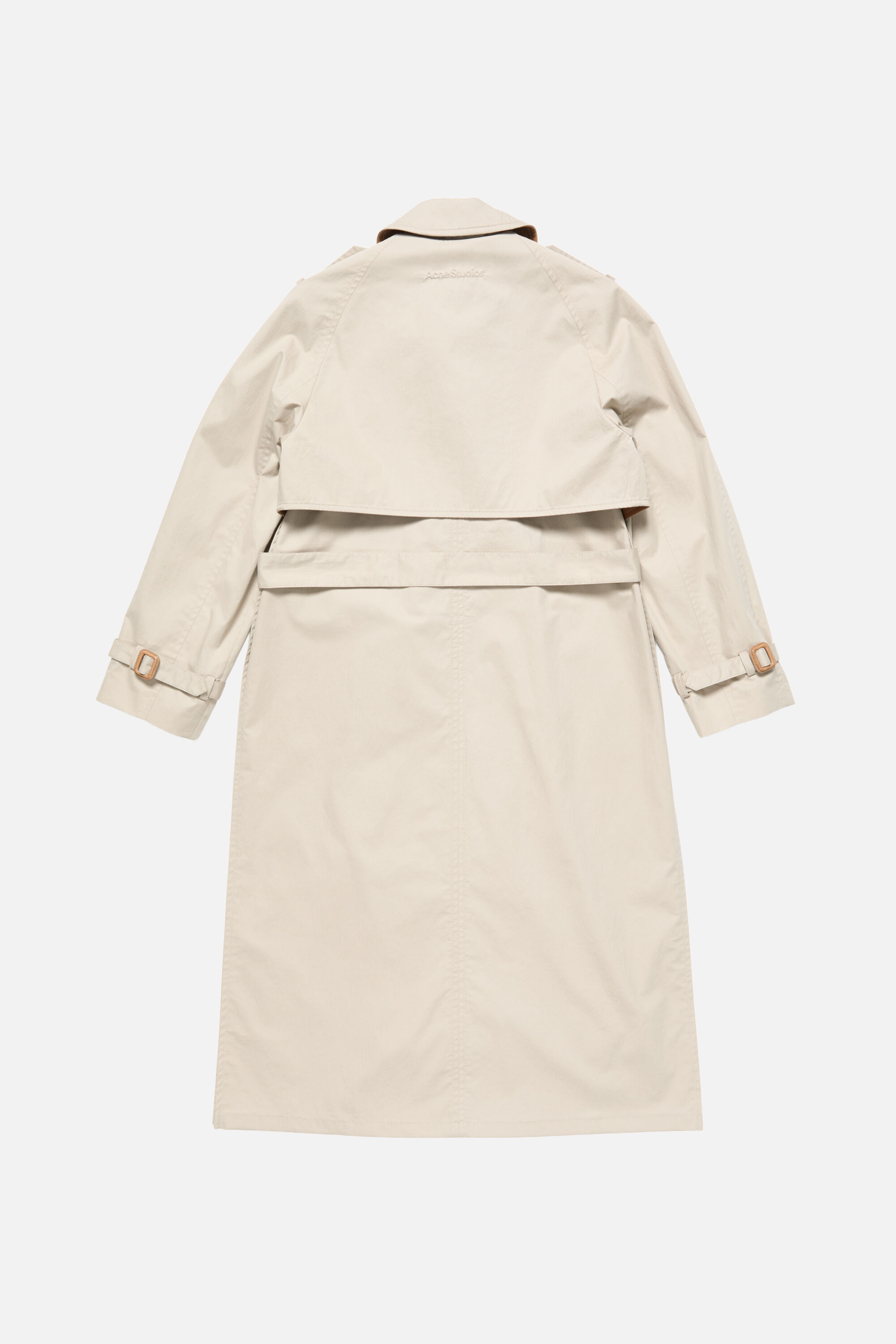 Acne Studios - レイヤードトレンチコート - ライトベージュ