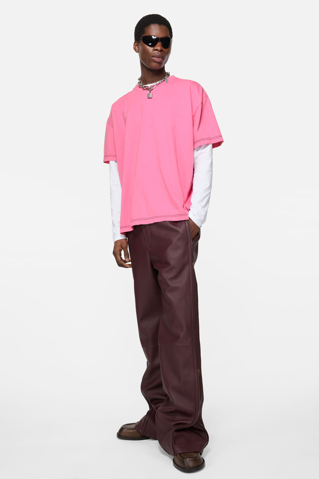 ロゴTシャツ, ピンク, 2000x