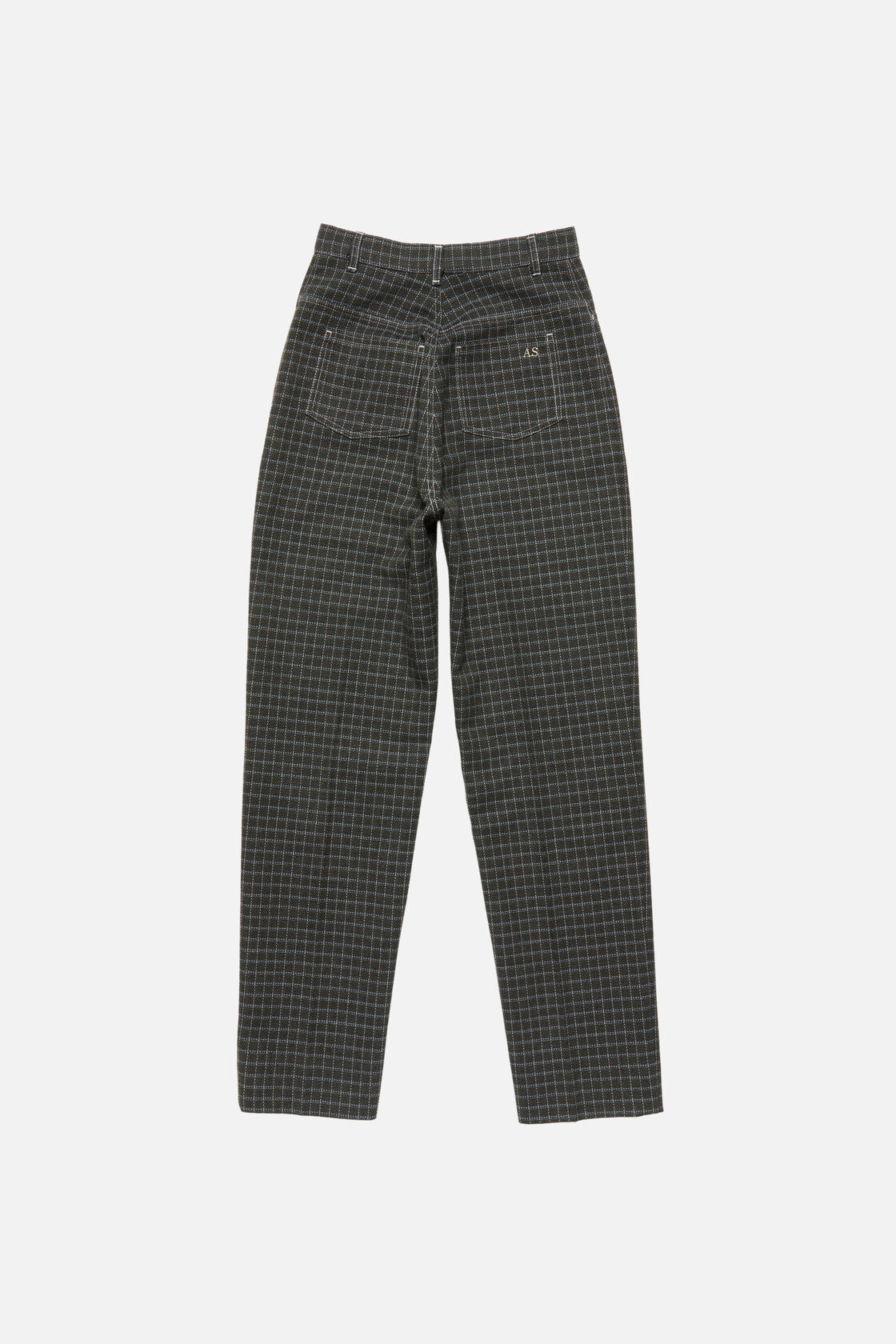 Woven wool-blend trousers, Dark green, 2000x