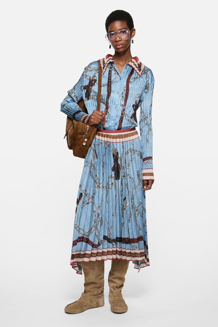 FN-WN-BLOU001261, Denim blue