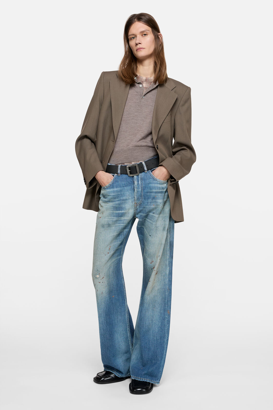 Regular fit jeans - 2021F, Mid Blue, 2000x