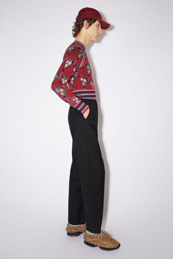Acne Studios - Loose fit suit trousers - Black｜スラックス