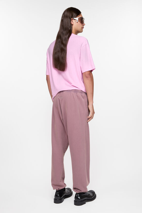 Acne Studios - コットンスウェットパンツ - プラムパープル