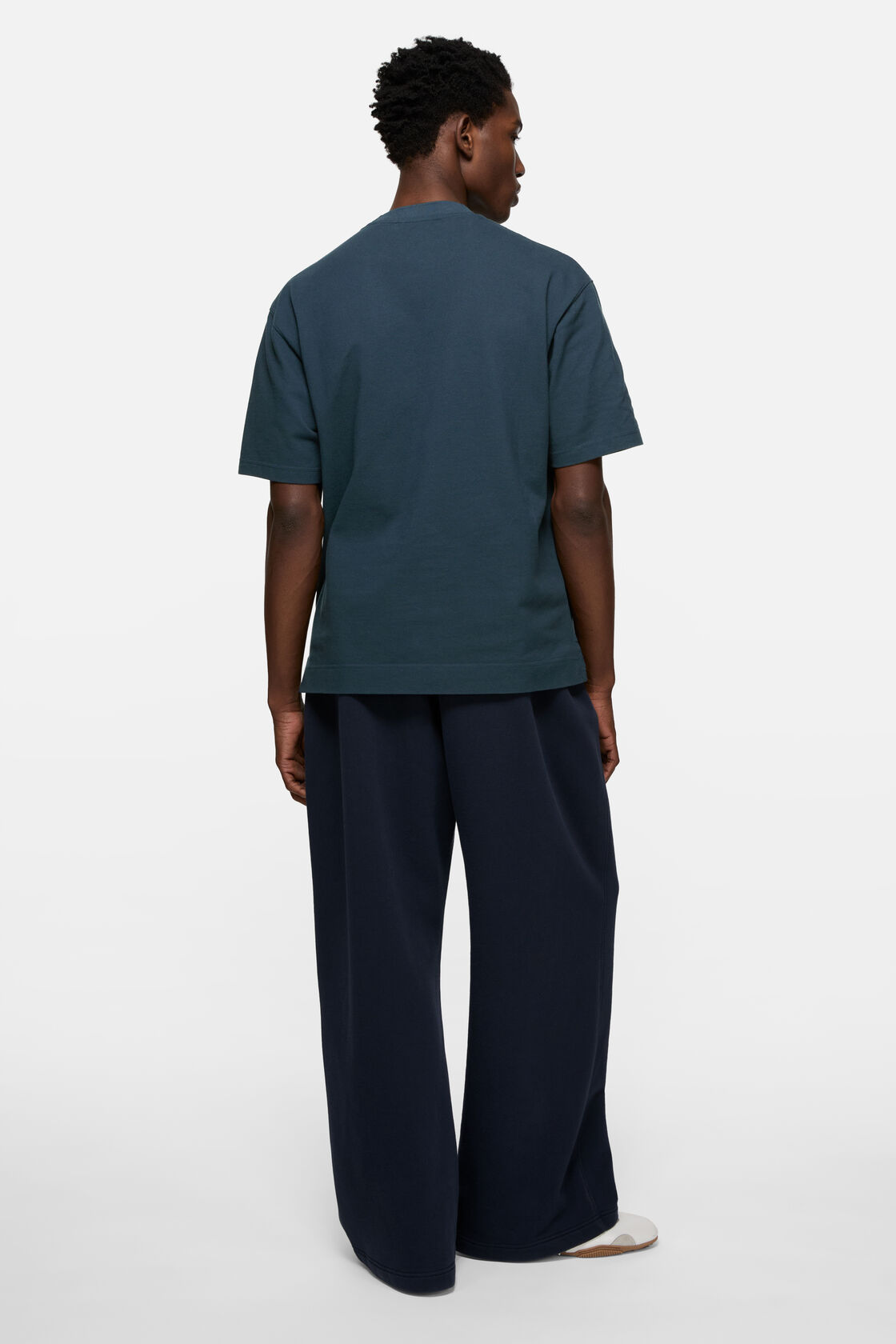 Embroidered logo t-shirt, Deep blue, 2000x