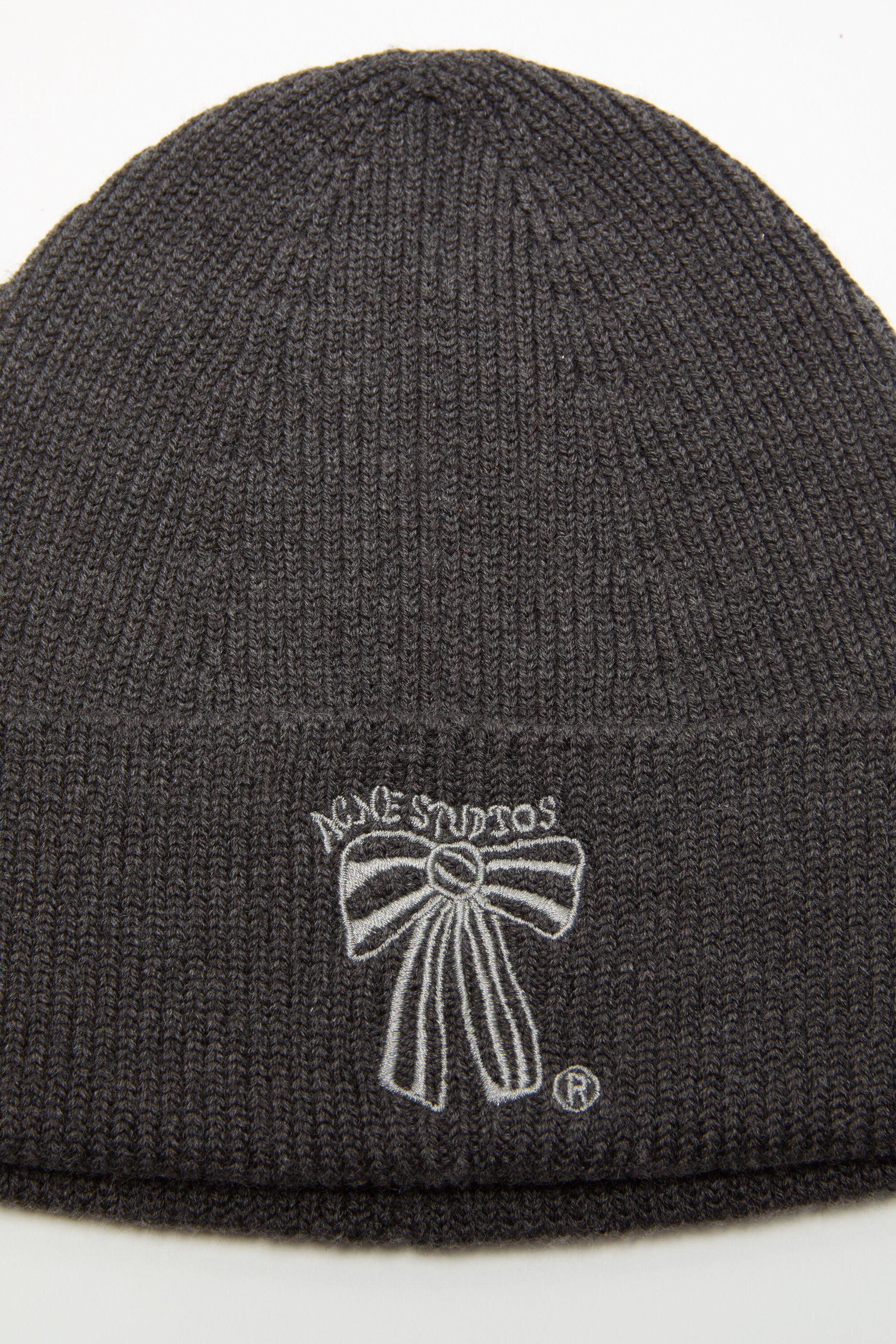Acne Studios - メリノウールビーニー - アンスラサイトグレー