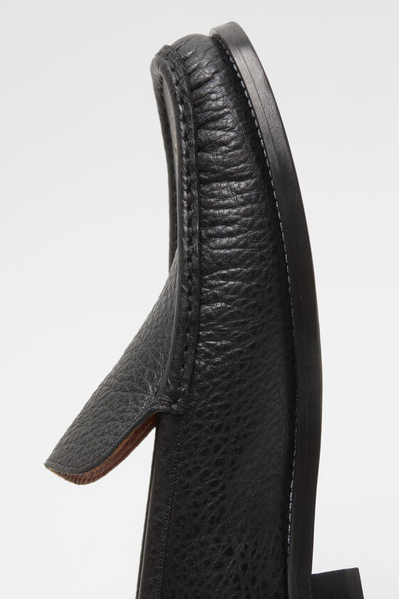 Acne Studios - レザーローファー - ブラック