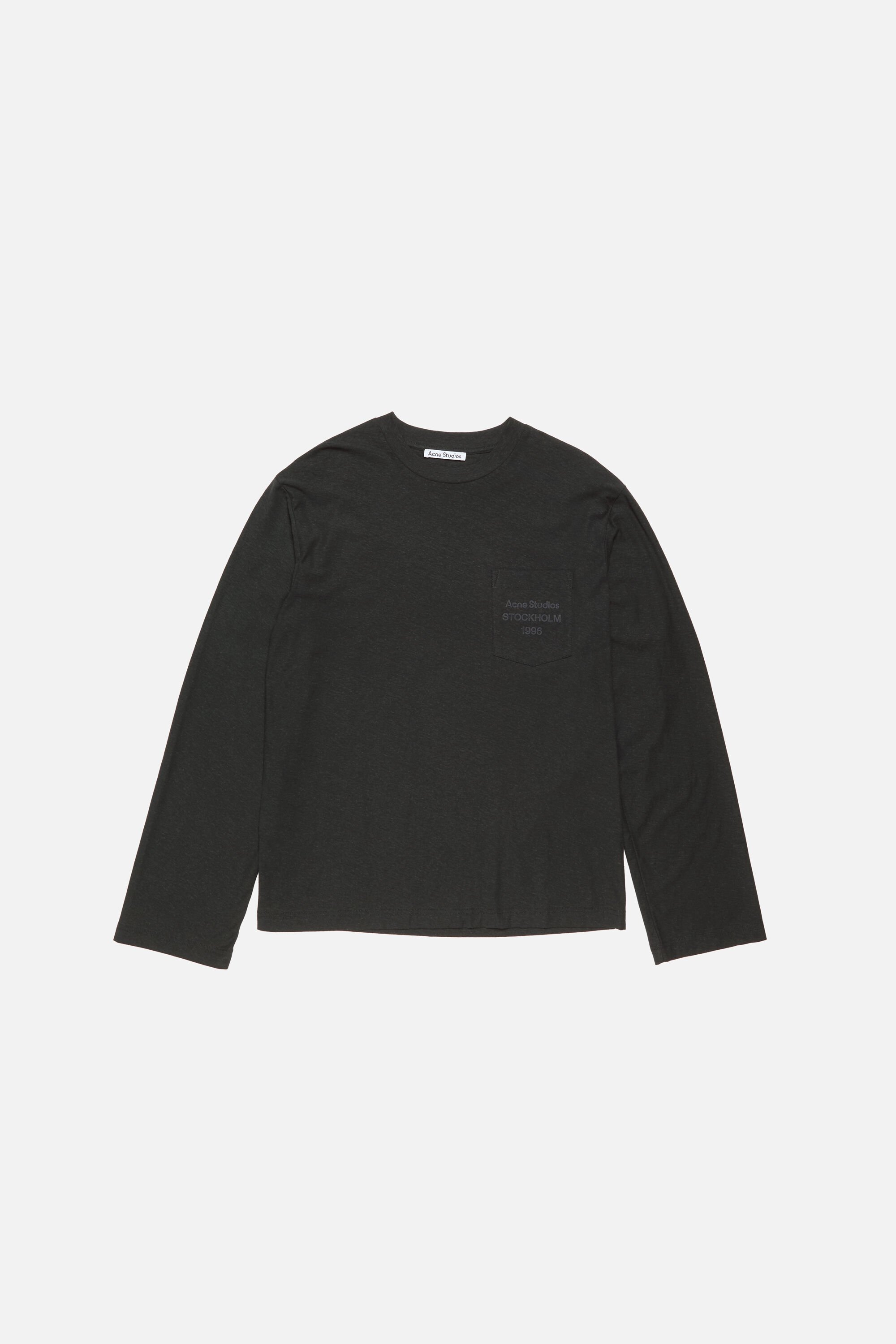 Acne Studios - ロゴTシャツ - リラックスユニセックスフィット - ブラック