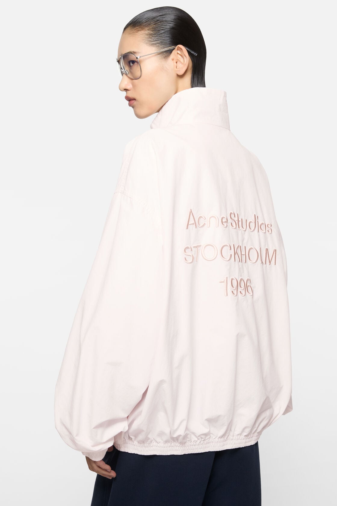 Technical jacket with logo, Soft white, 2000x