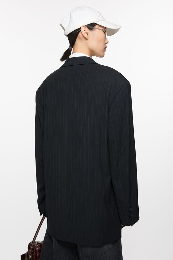 Acne Studios - シングルブレスト スーツジャケット - ネイビーブルー