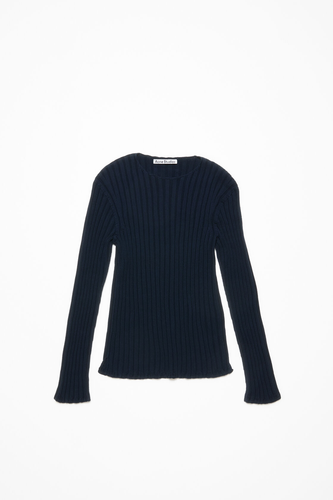 Ribbed jumper, Navy/navy, 2000x