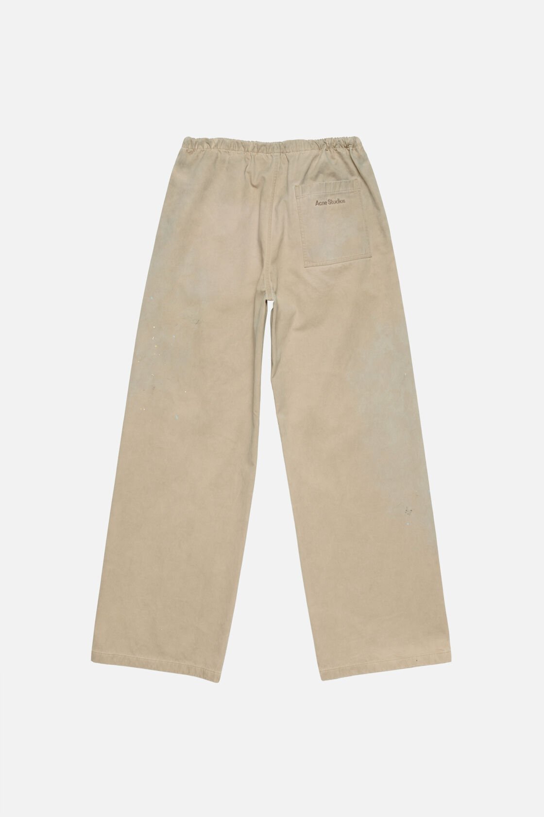 Washed twill trousers, Light beige, 2000x