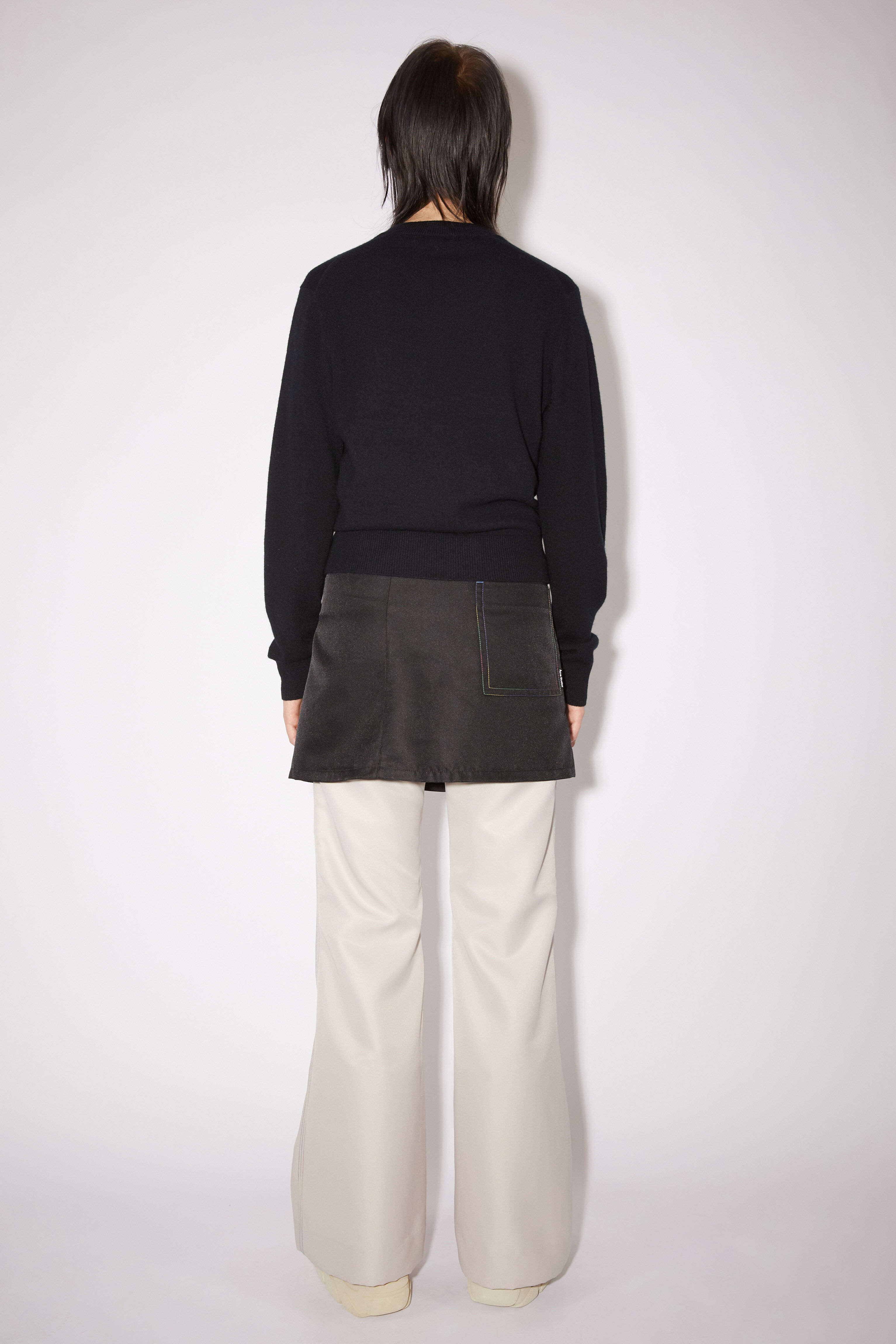 Acne Studios - Wool v-neck sweater - Black