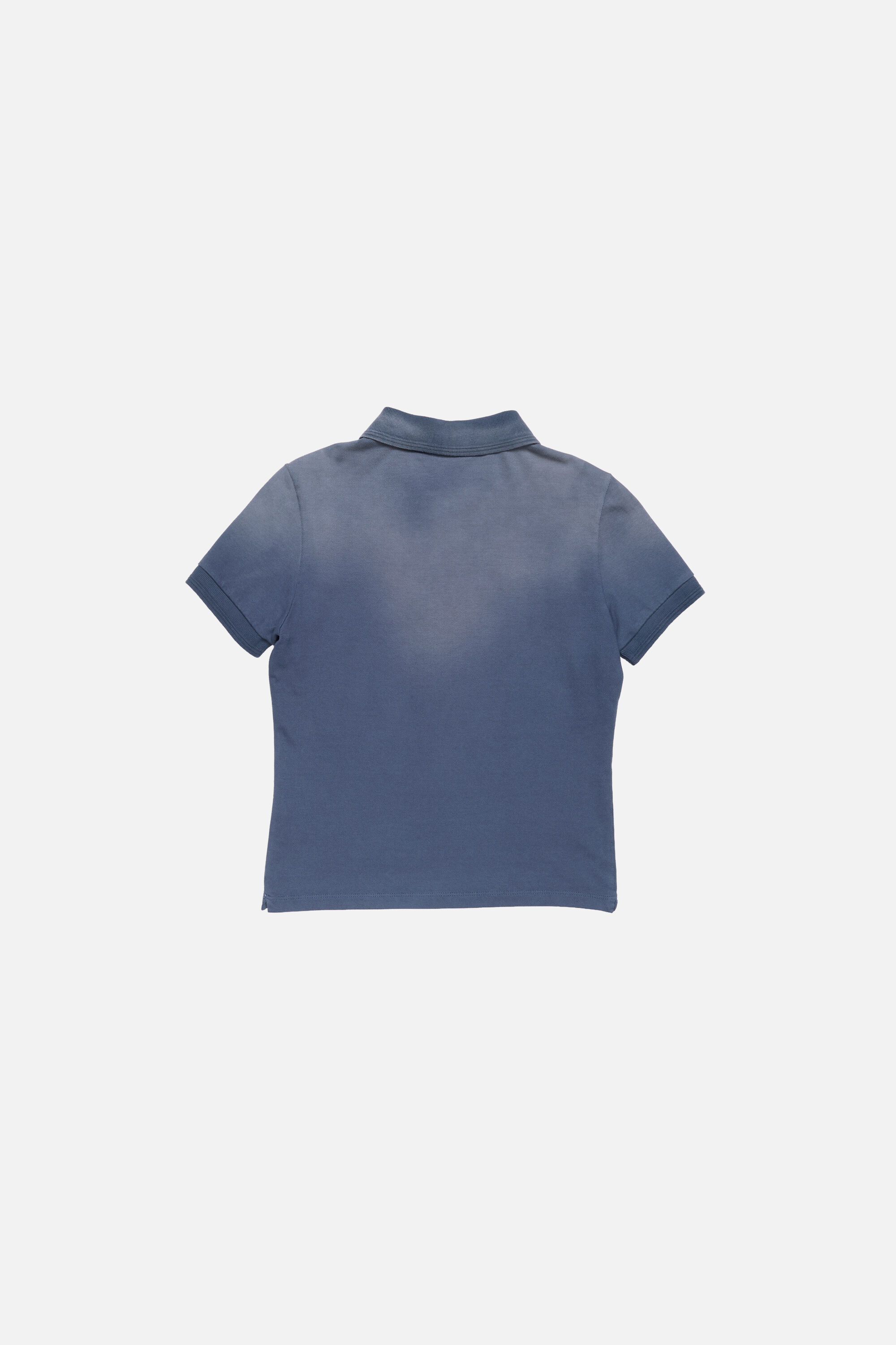 Acne Studios - スプレー加工ポロTシャツ - ネイビーブルー