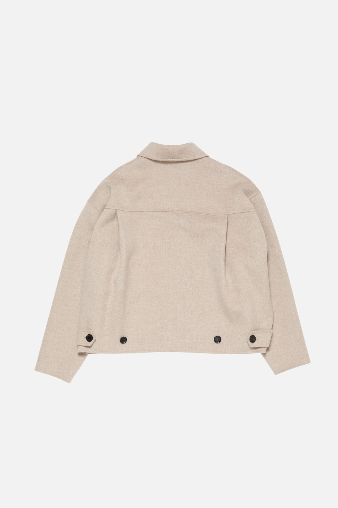 Cashmere jacket, Oatmeal melange, 2000x